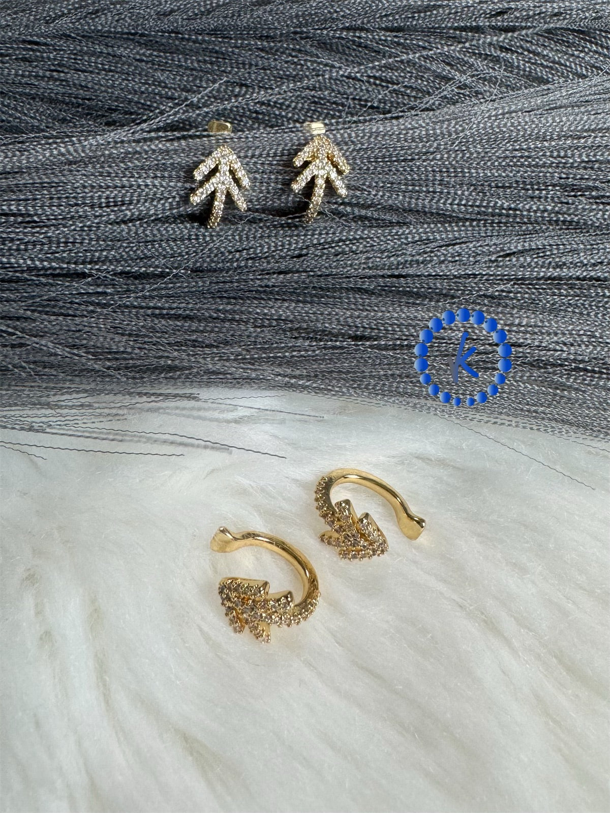 Shiny Doble Arrow Ear Cuff