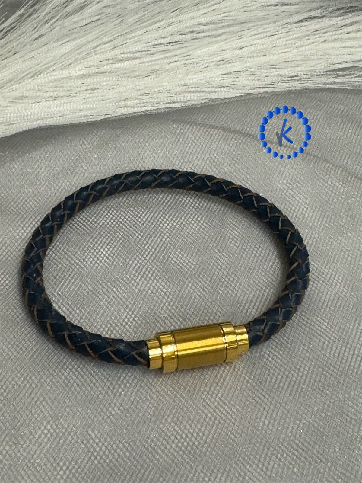 Magnetic Leather Bracelet