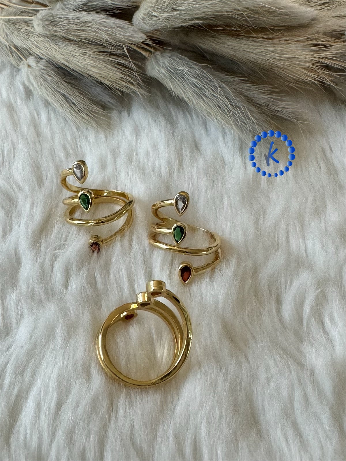 Elegant Tear Drop Ring