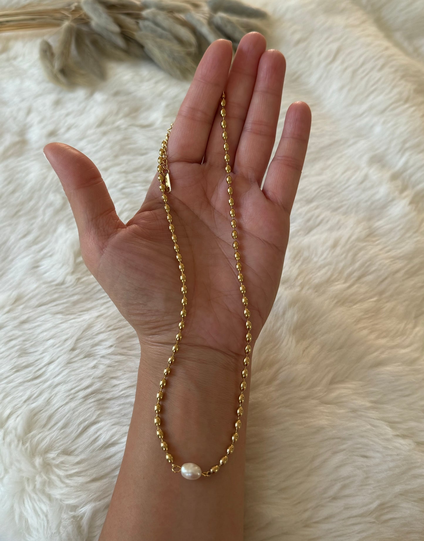 Beautiful Stainless Steel Rice Ball Chain