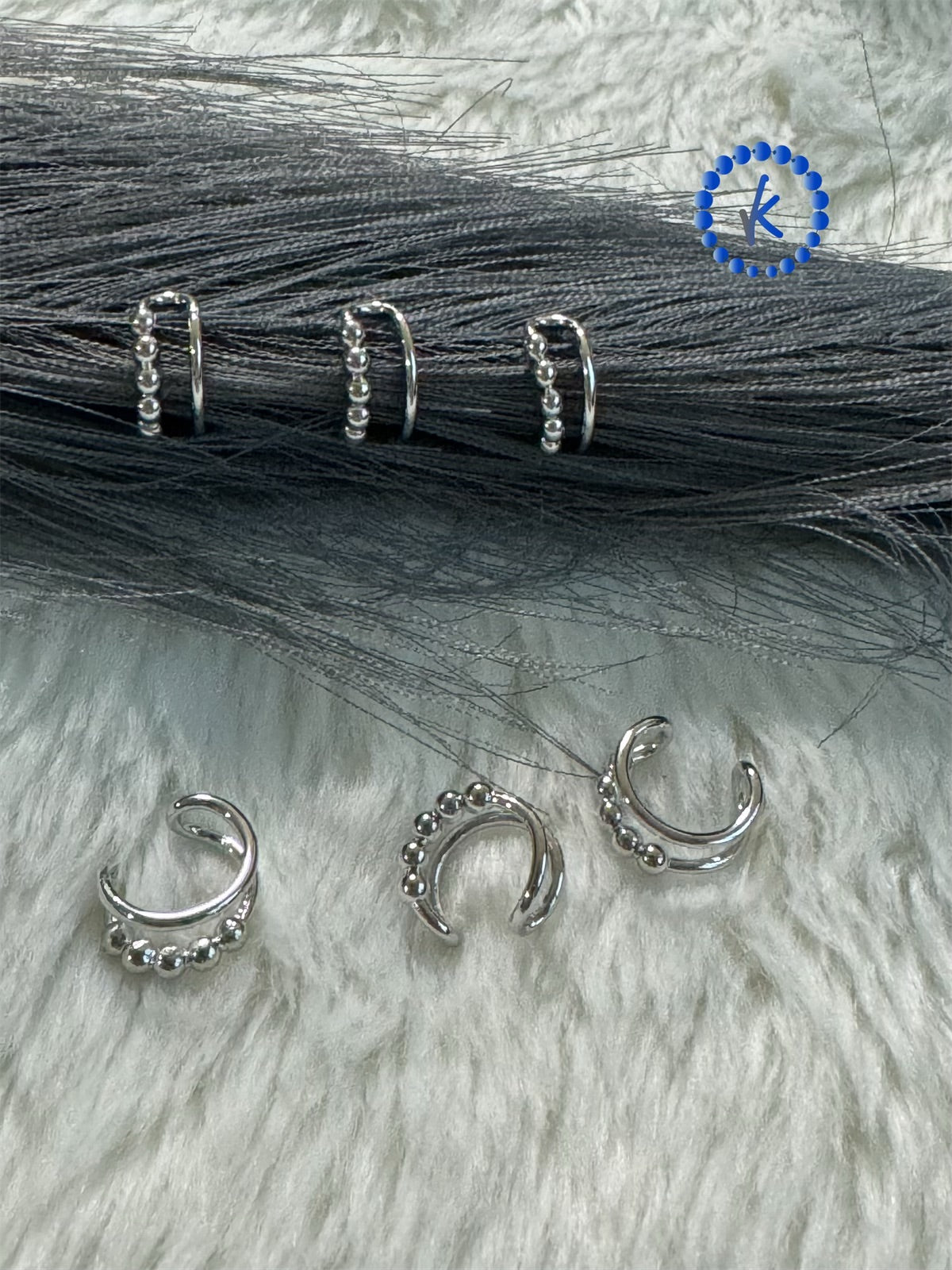 Ear Cuff Ball Chain Style