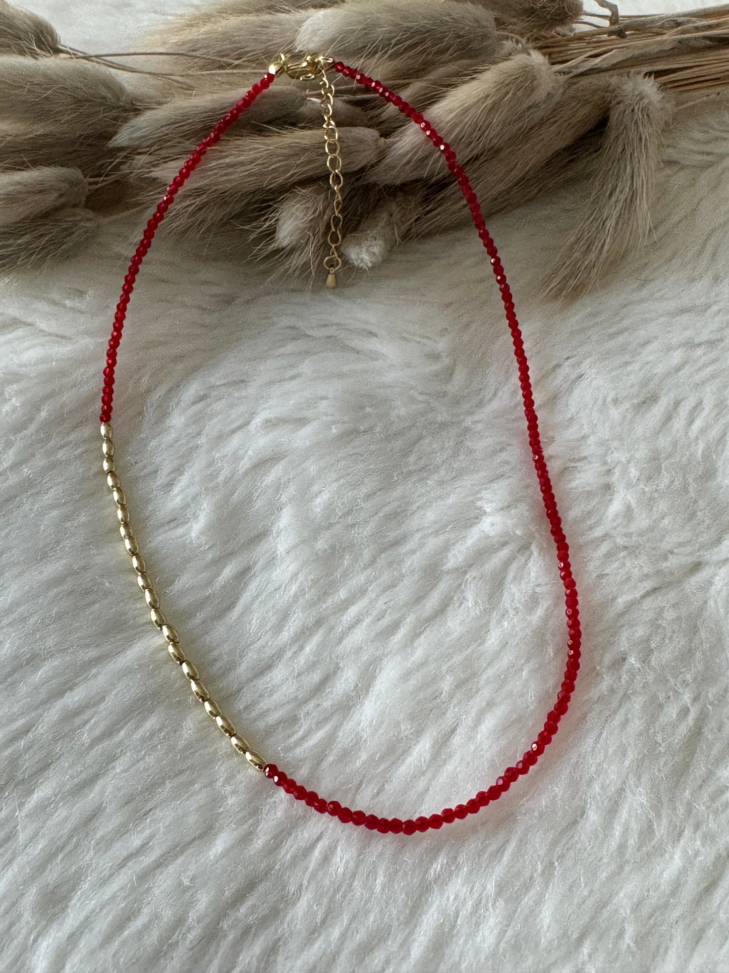 Elegant Tiny Zirconia Crystal Necklace