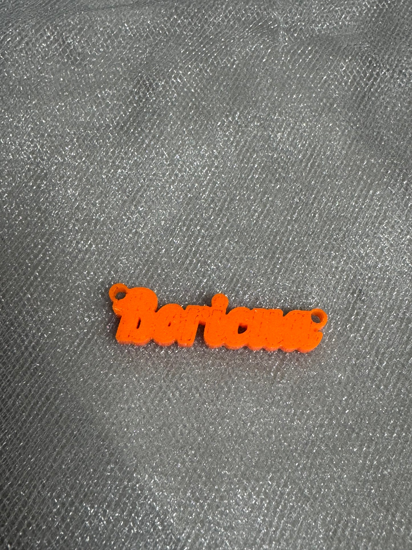 Beautiful custom acrylic name necklace