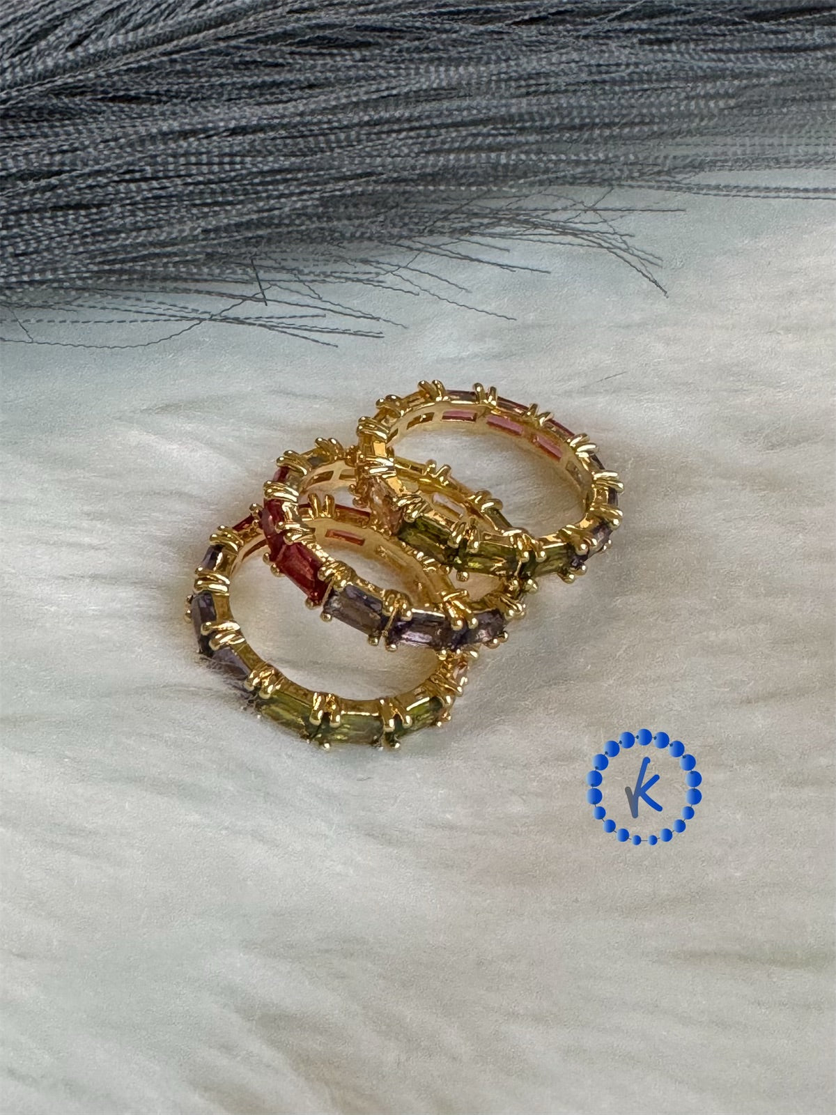 Multicolor Zirconia Rings