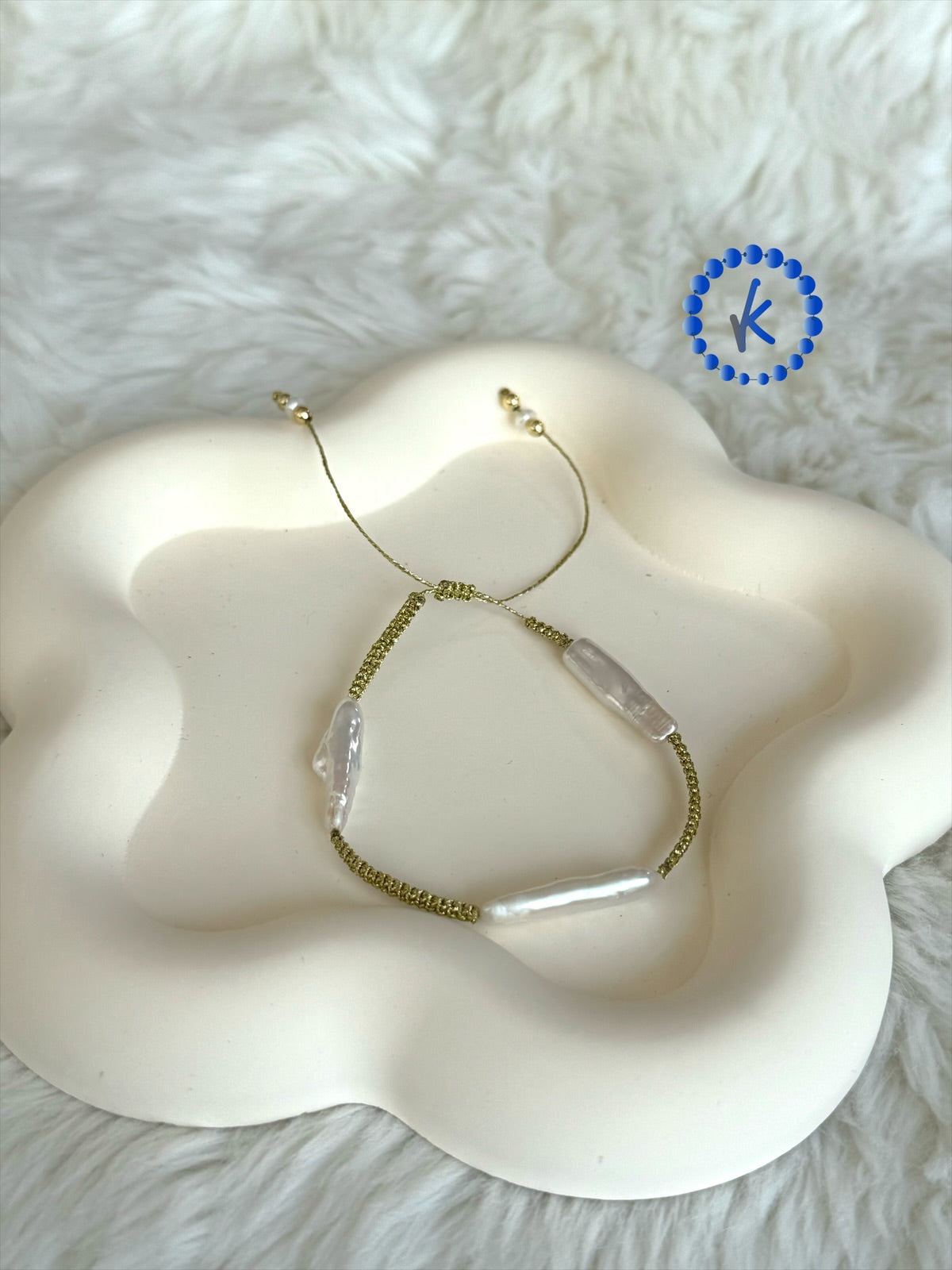 Freshwater Pearl Cord Bracelet