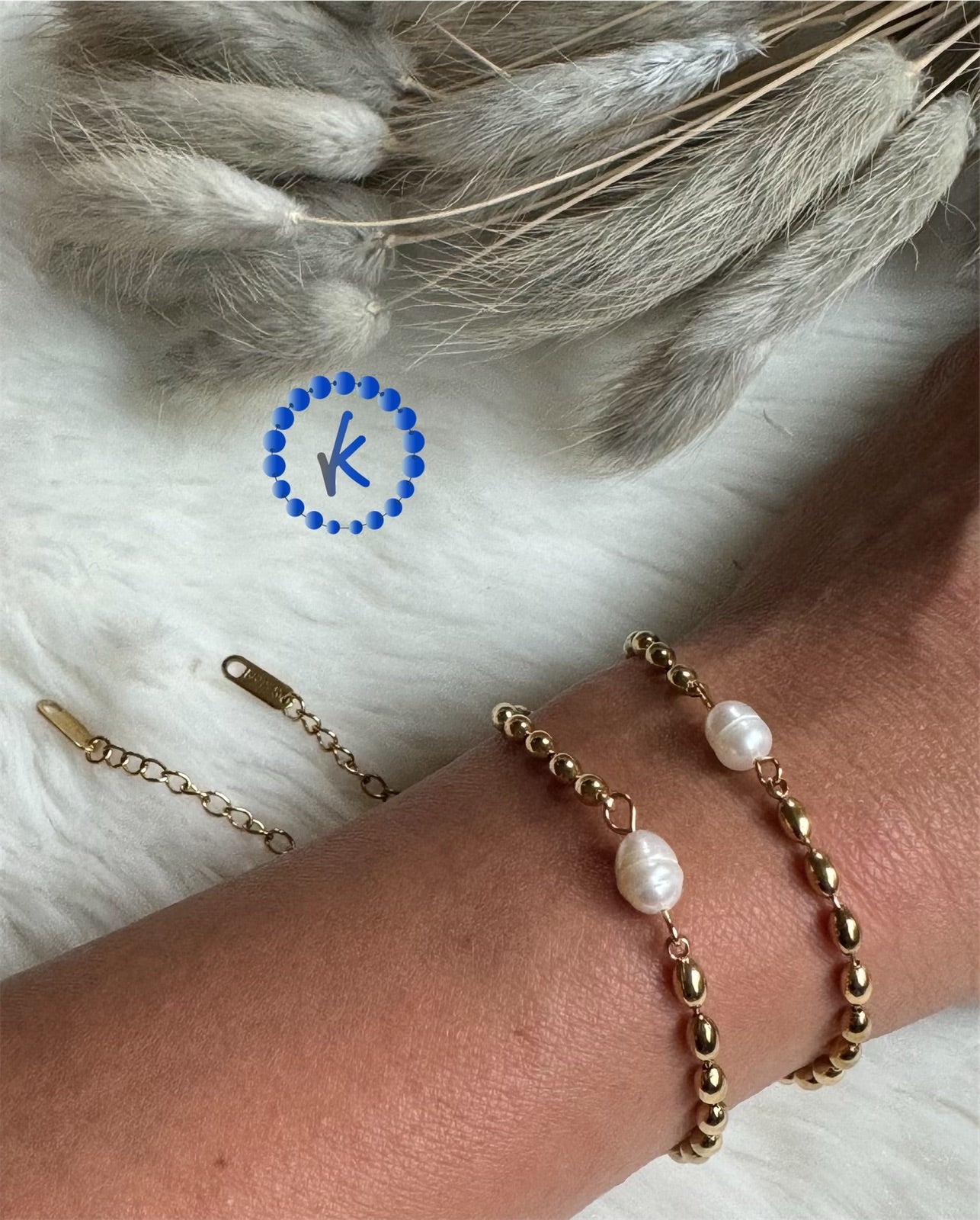 Freshwater Pearl Rice Bead Chain