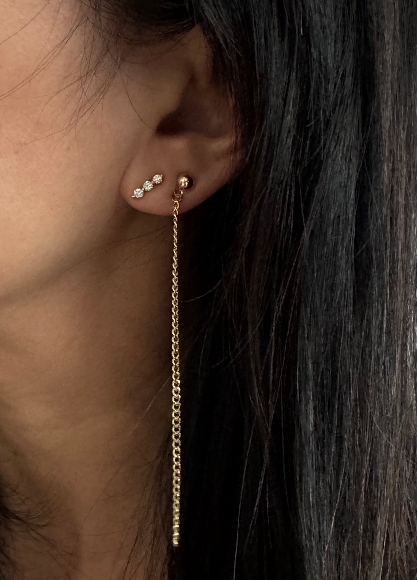 Simple Chain Earring
