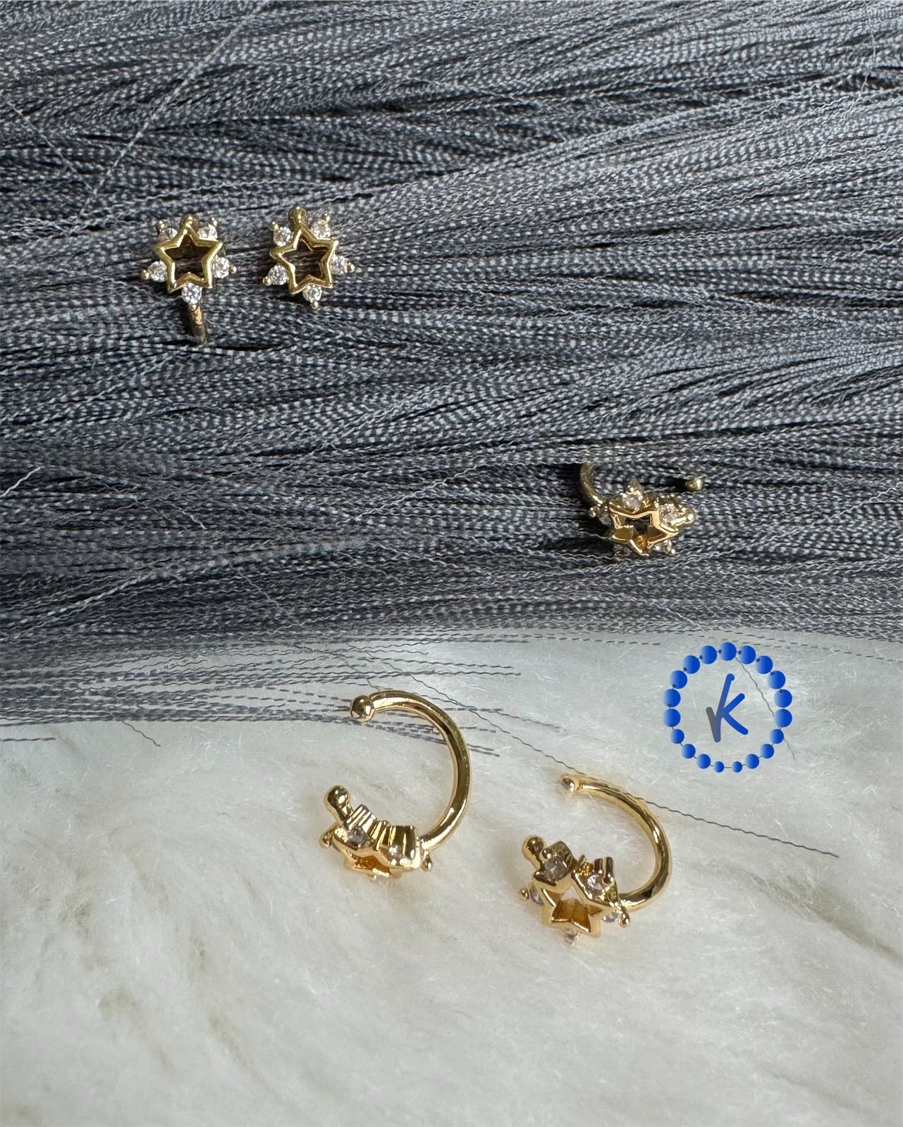 Pretty Hollow Star Ear Cuff