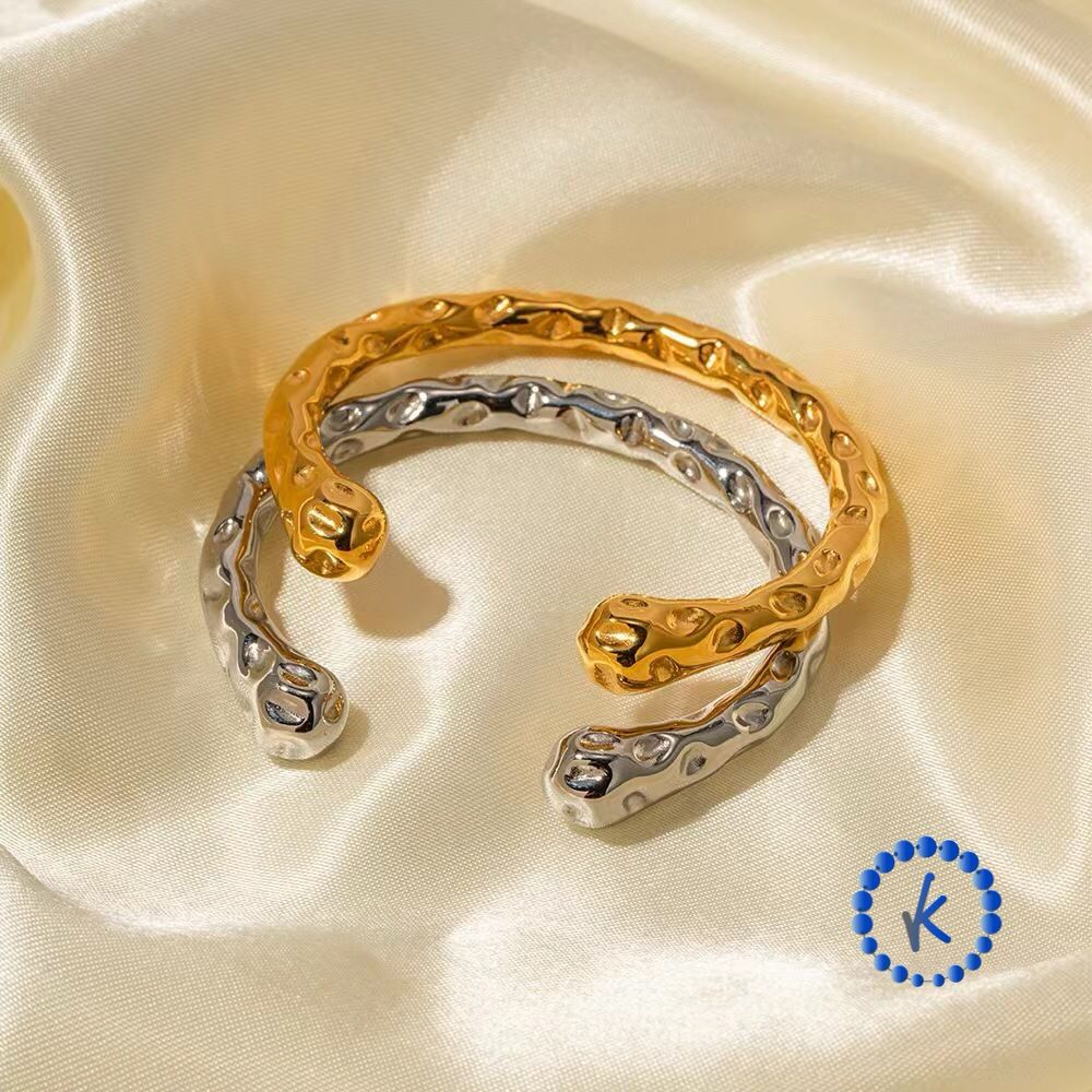 Bamboo bangle Stainless Steel