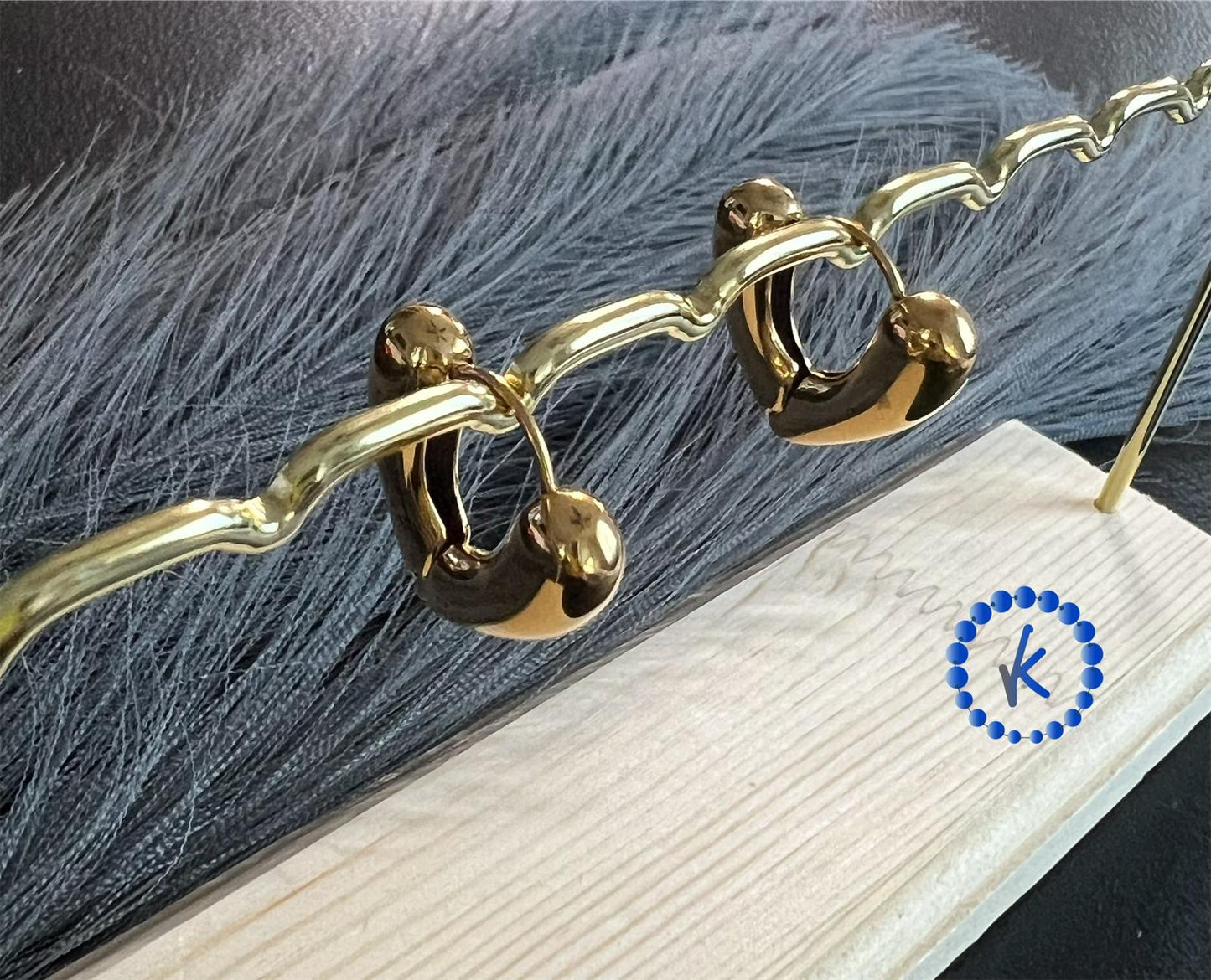 Wonderful Stainless Steel Heart Hoop Earrings