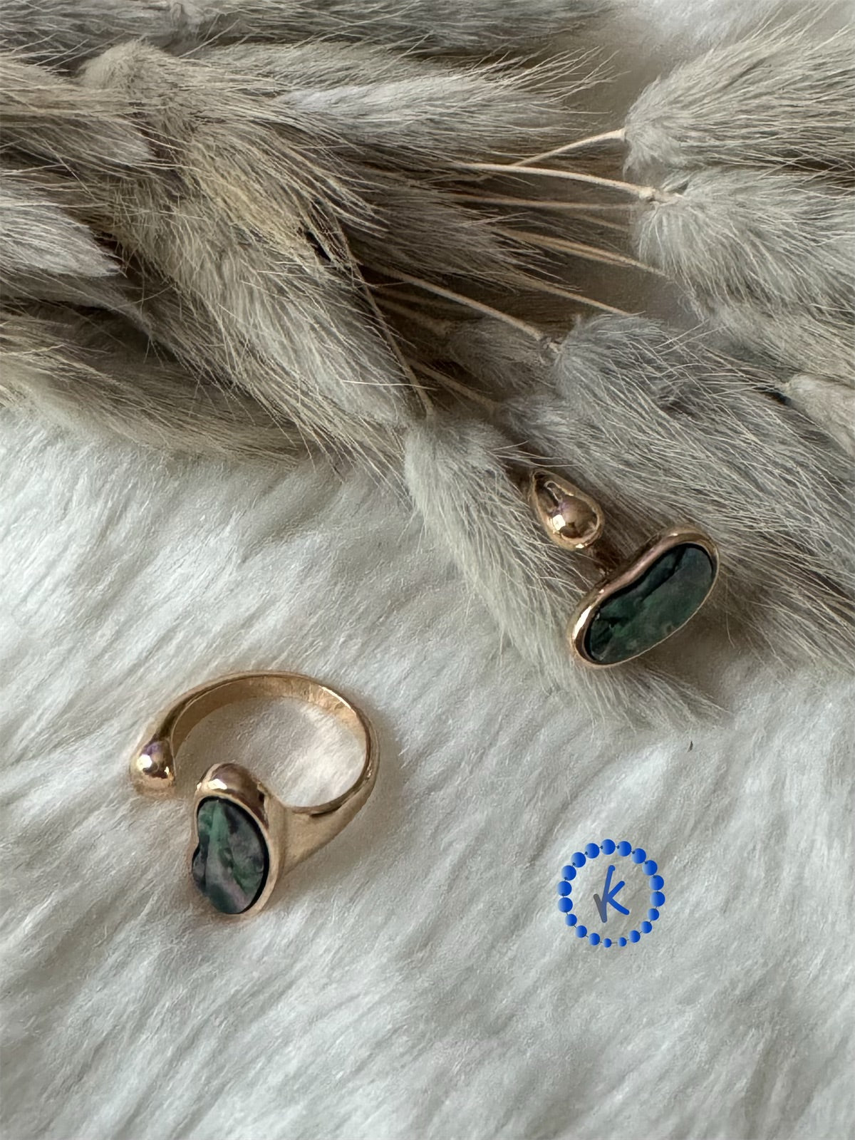 Pretty Stainless Steel Irregular Ring