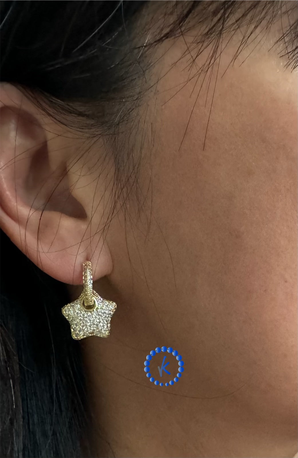 Beautiful and Shiny Hoop Earrings