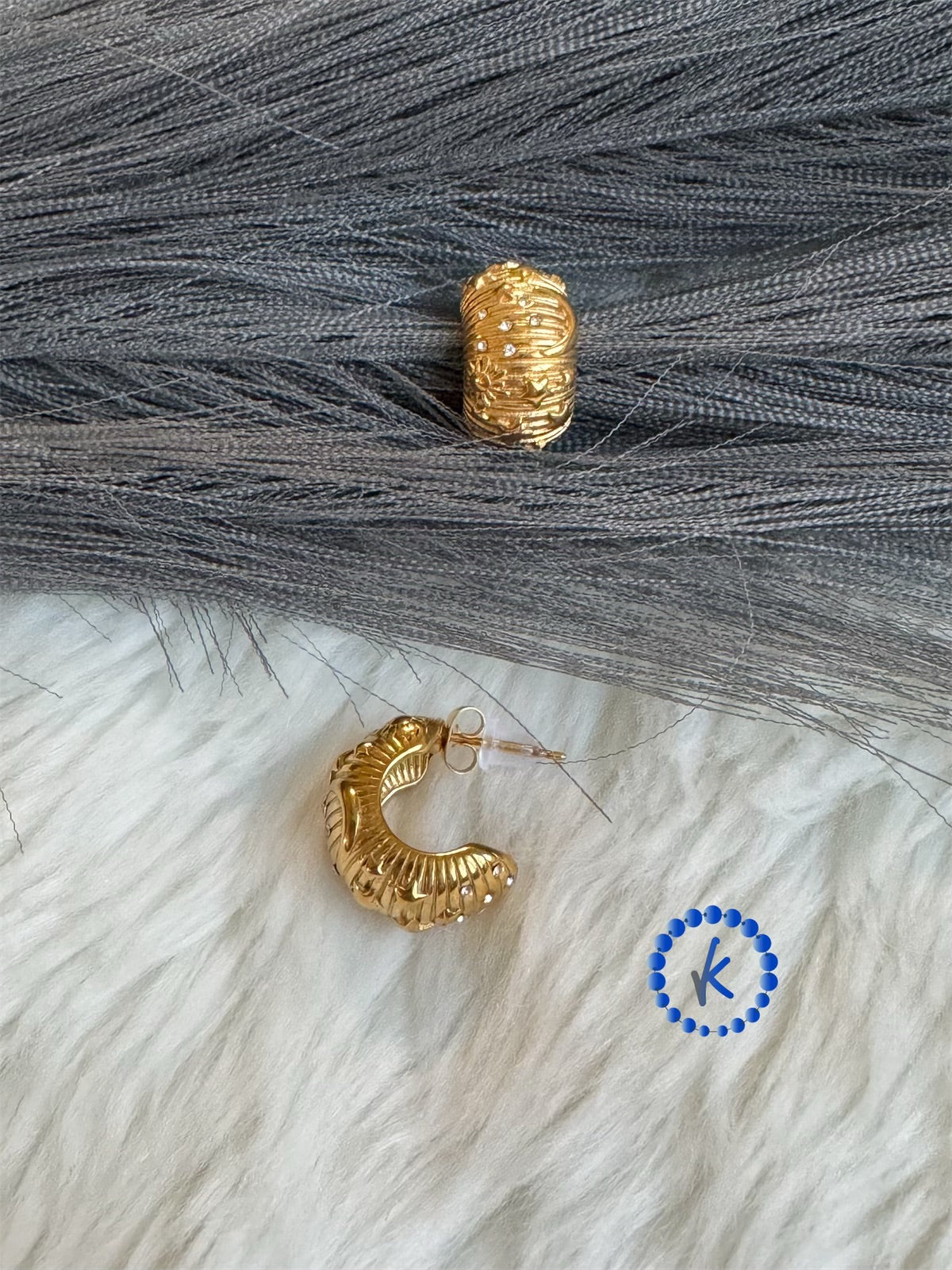 Beautiful Wide Hoop Earrings