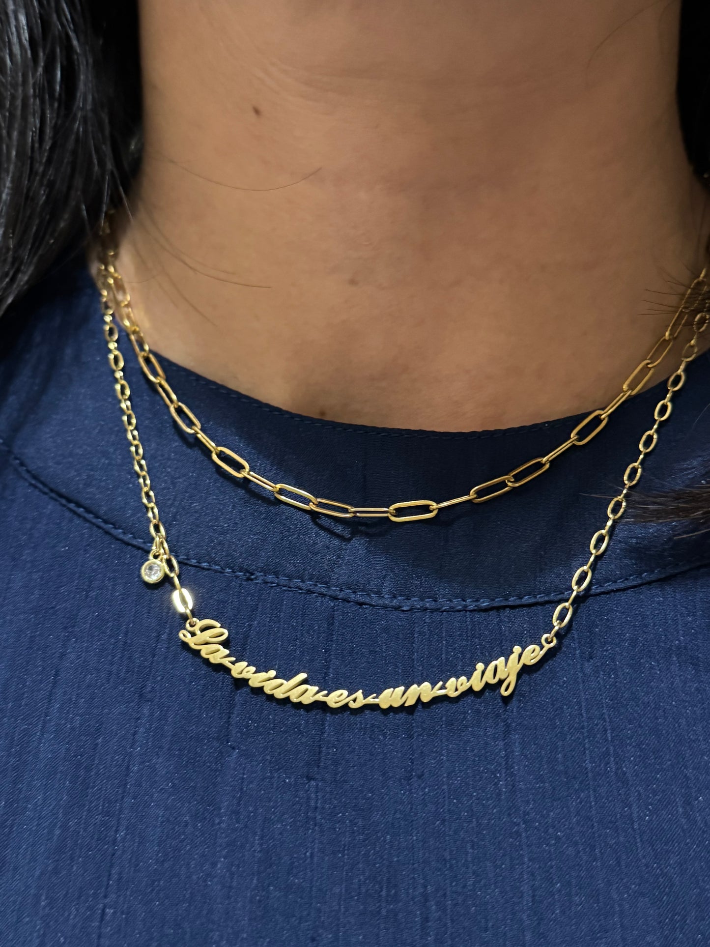 Amazing Stainless Steel Phrase Necklace