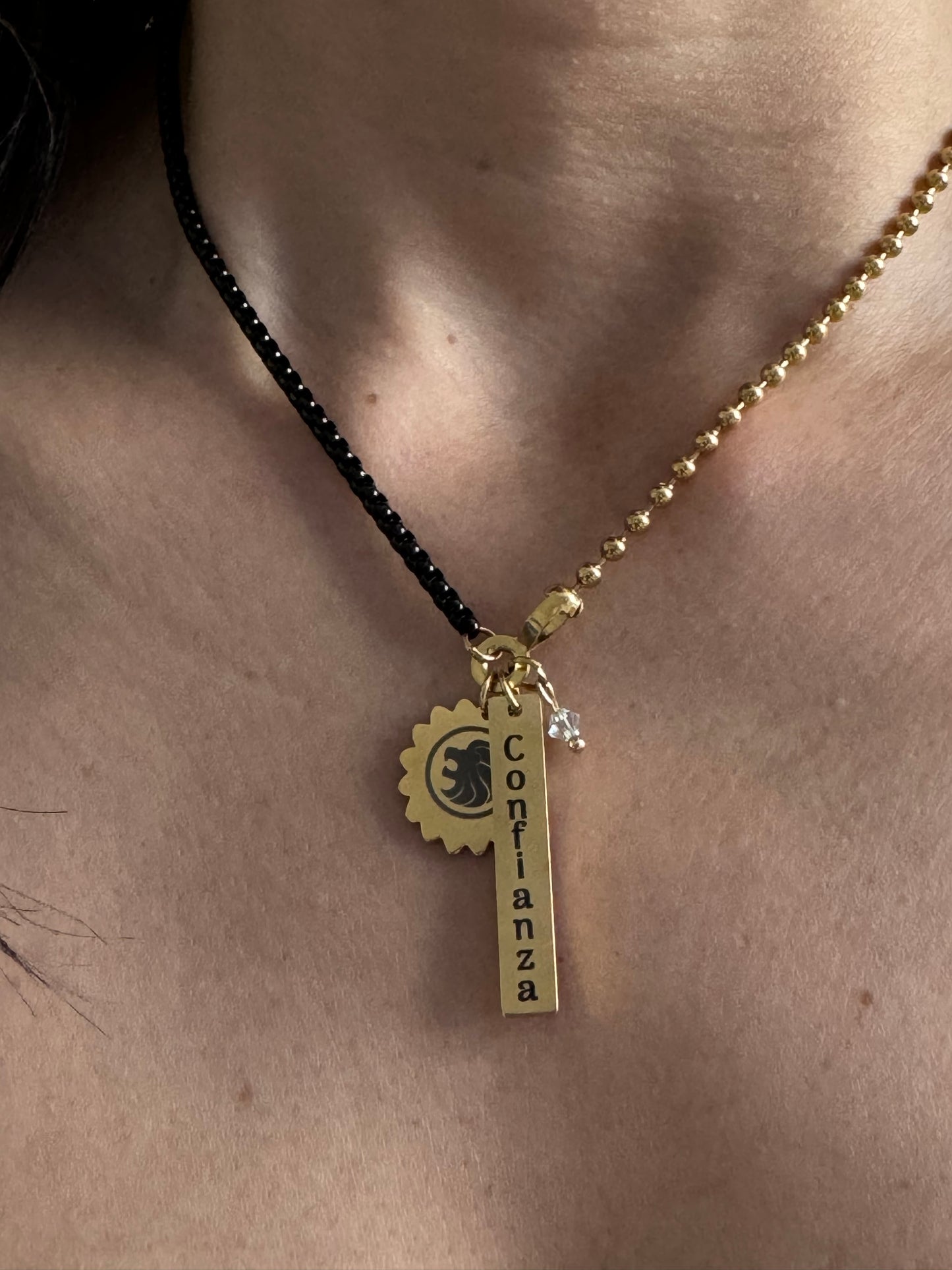 Beautiful Zodiacal Personality Black/Gold Necklace