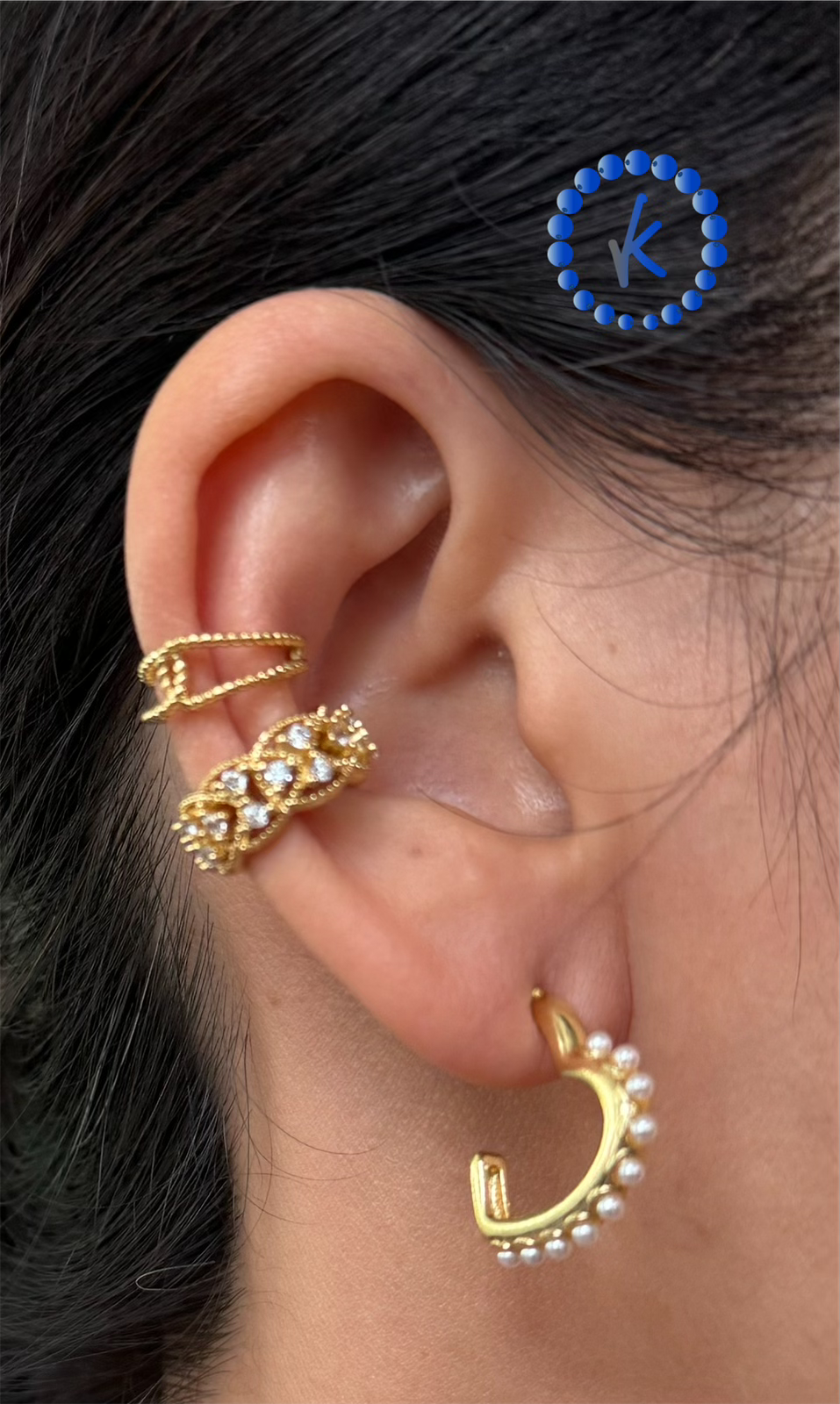 Knot ear cuff