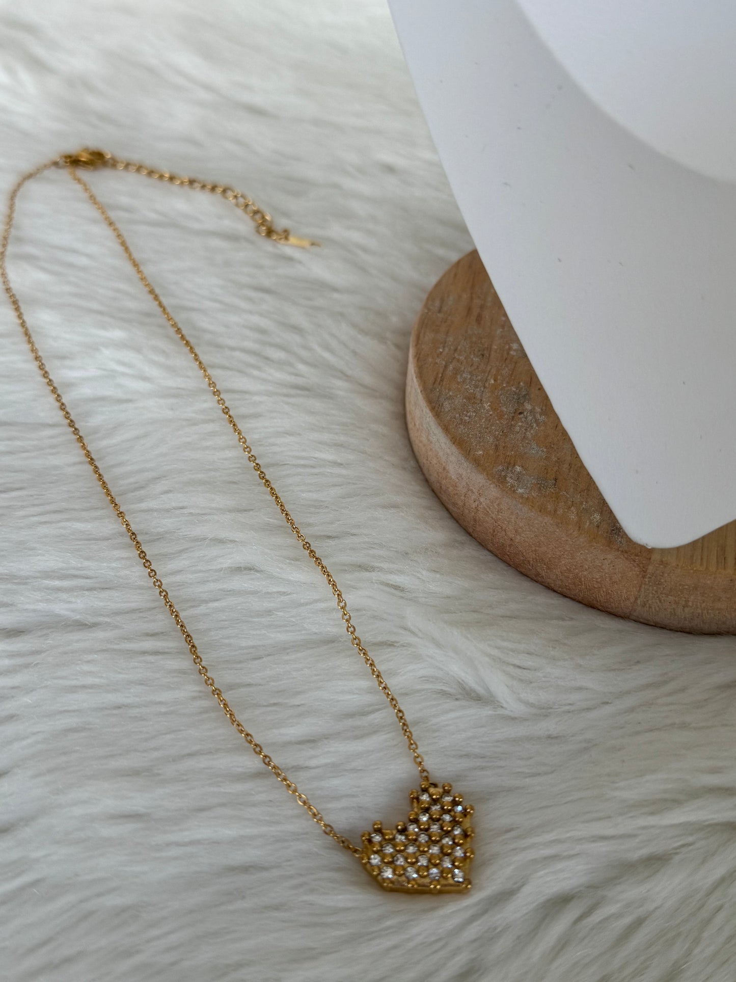 Lovely Zirconia Heart Necklace