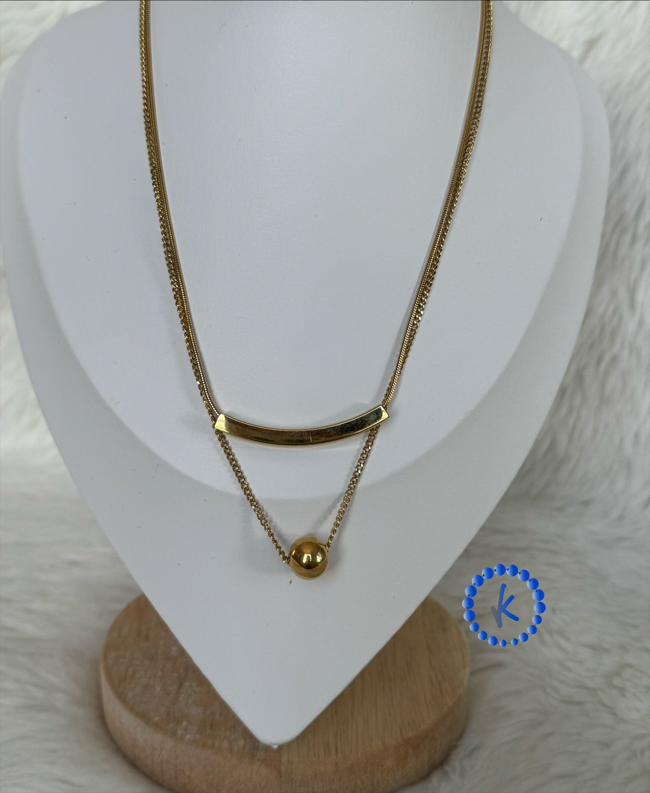 Beautiful Beads and Stick Necklace