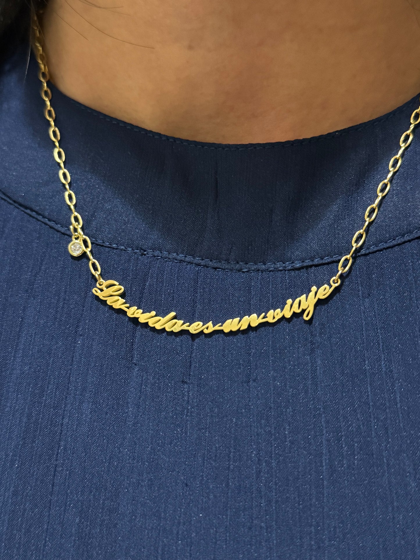 Amazing Stainless Steel Phrase Necklace