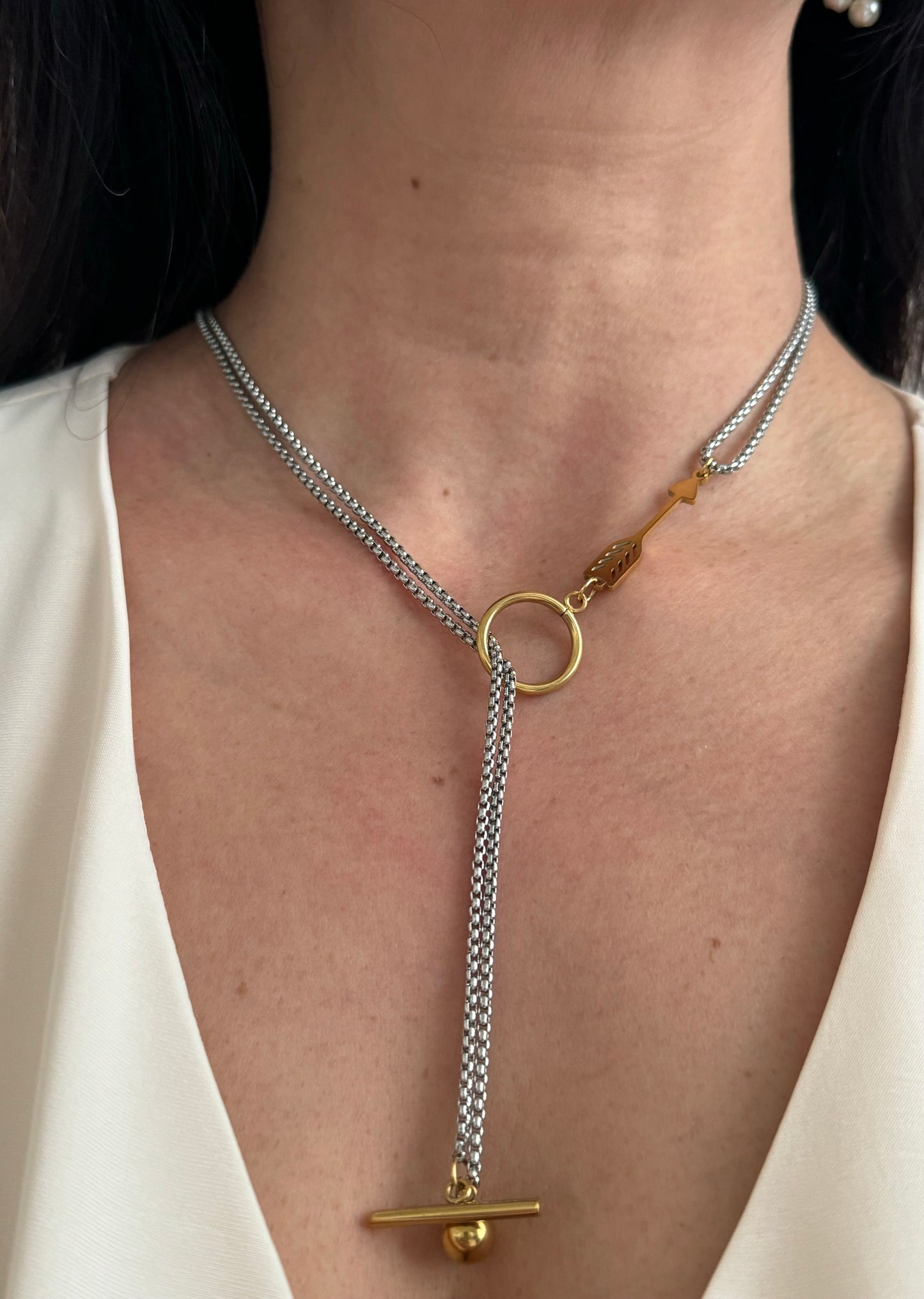 Lariat Arrow Necklace