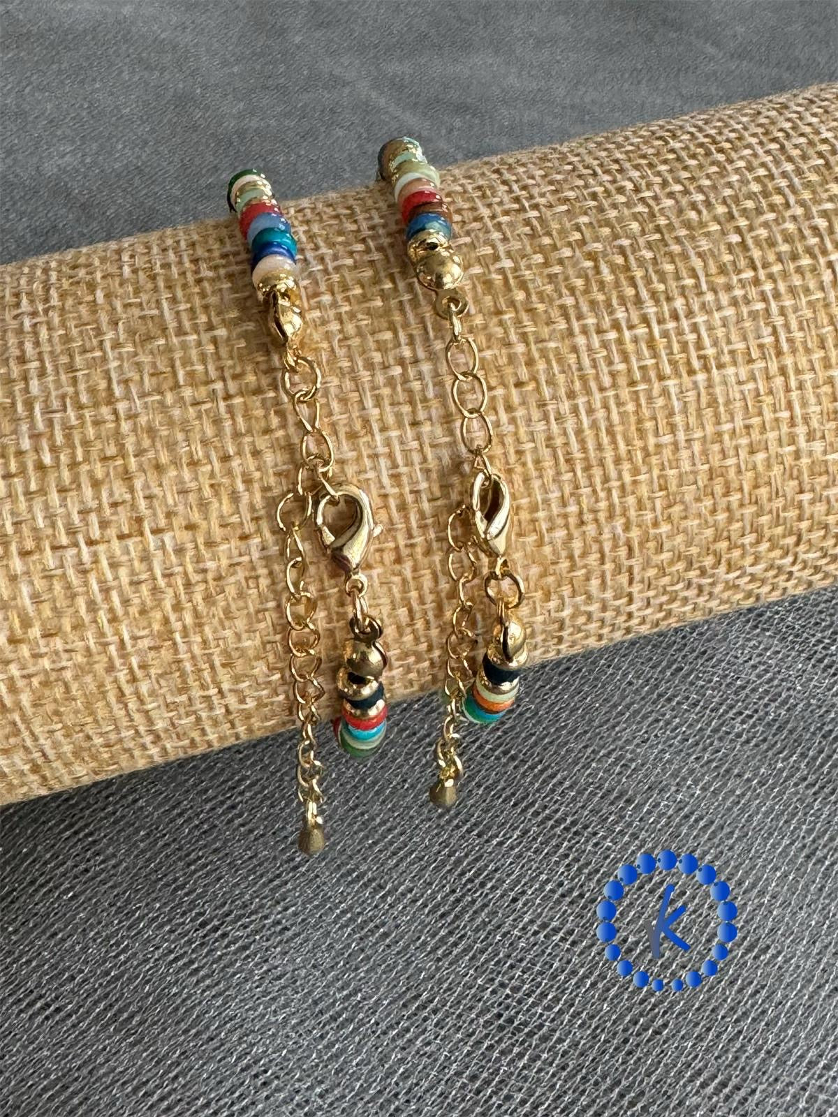 Multicolor shell bead Bracelet