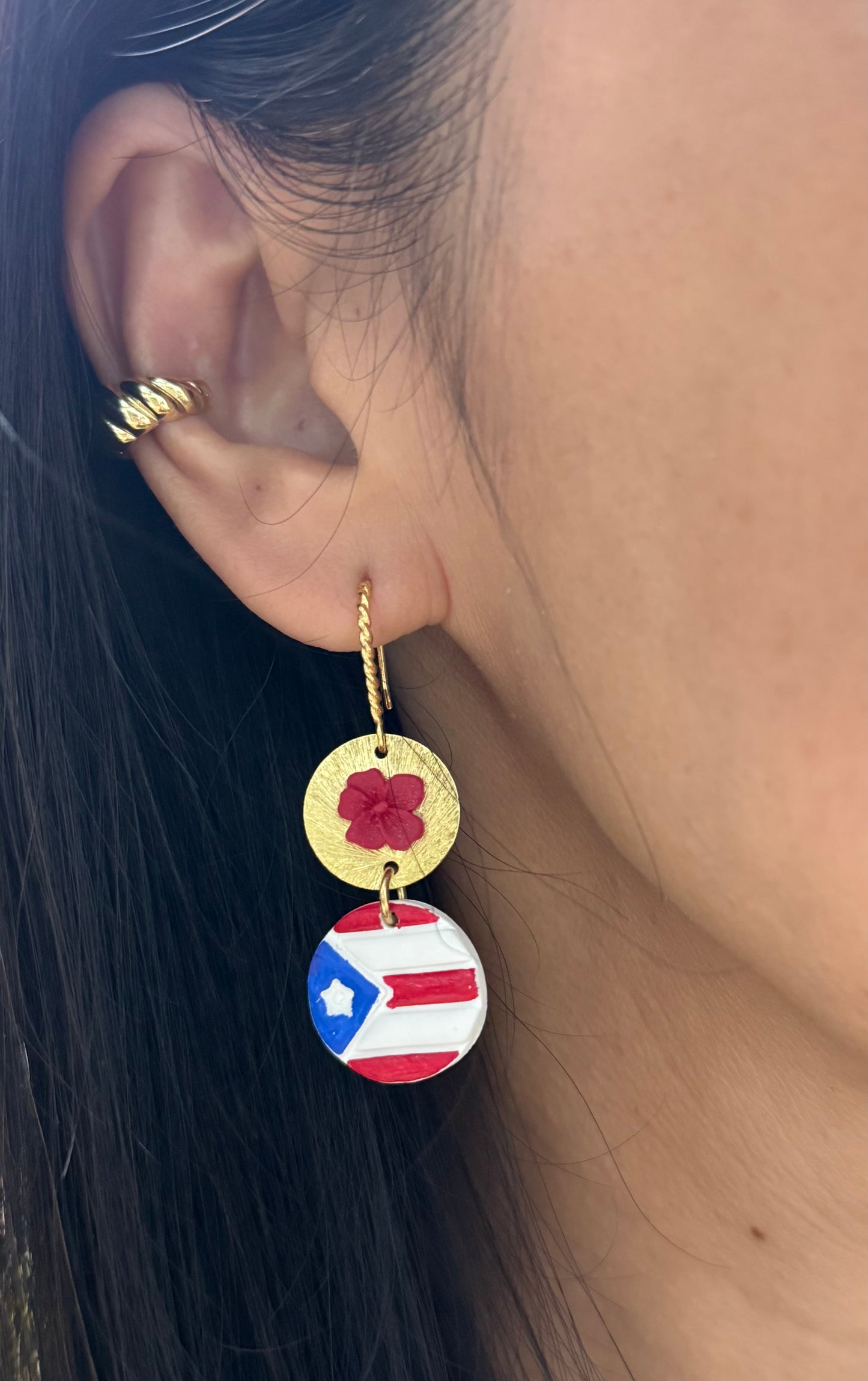 PR love earrings