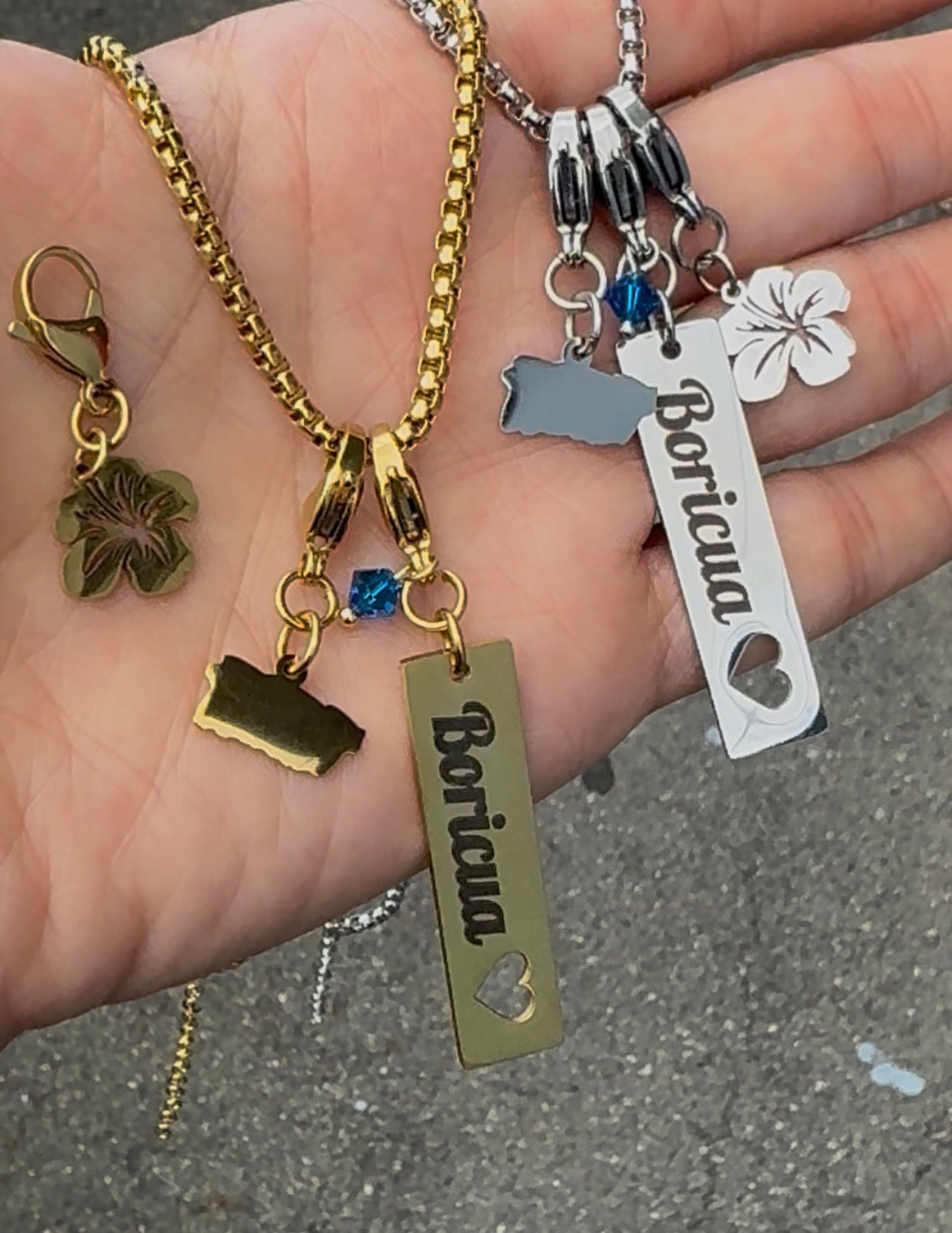 Boricua spirit necklace