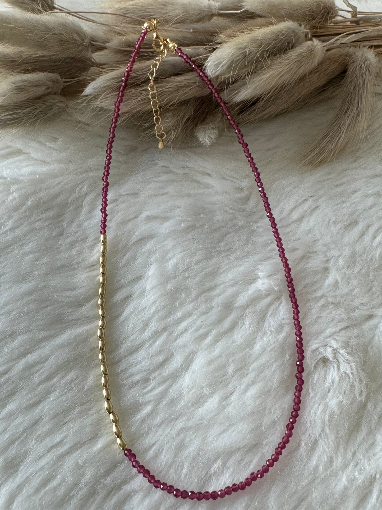 Elegant Tiny Zirconia Crystal Necklace