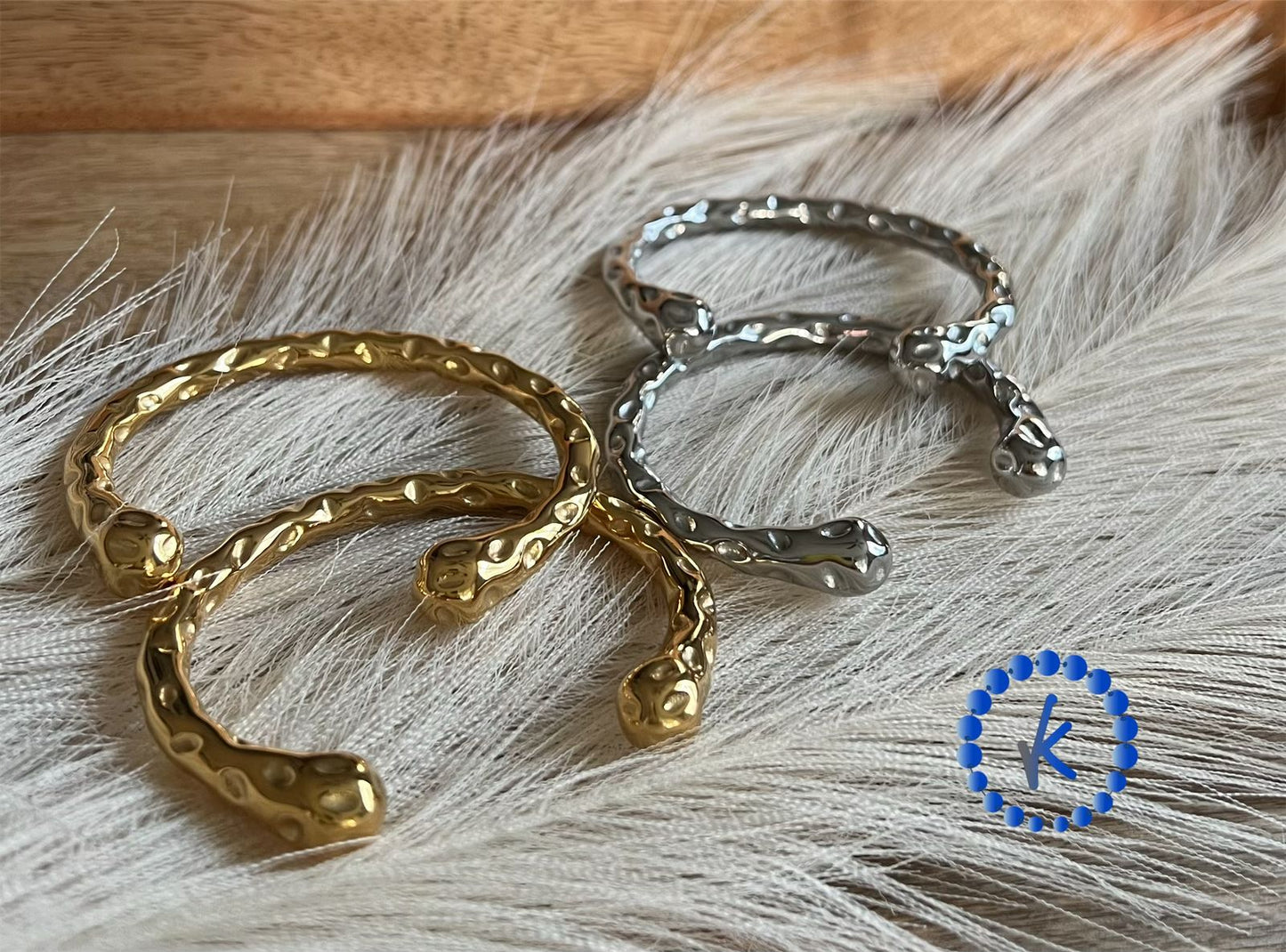 Bamboo bangle Stainless Steel