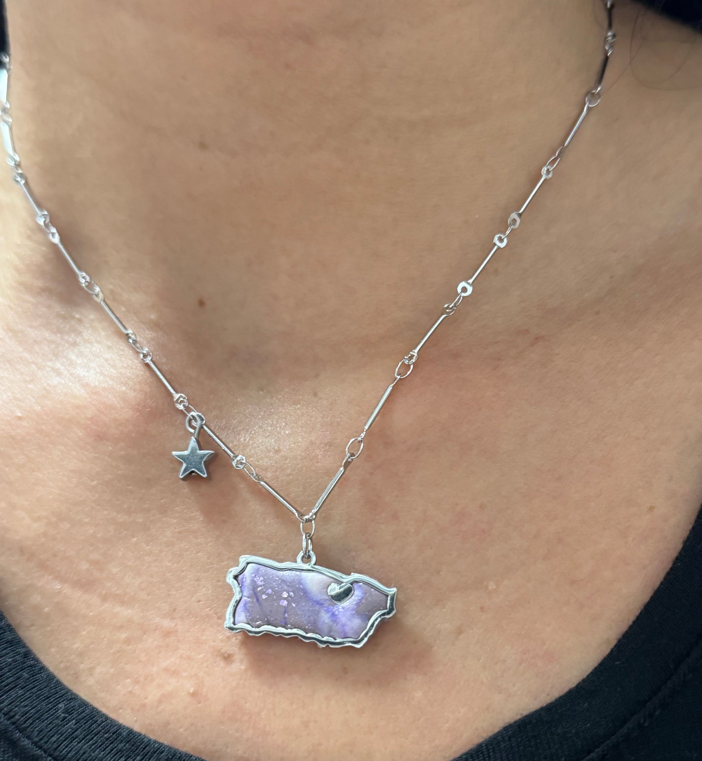 Amazing map necklace