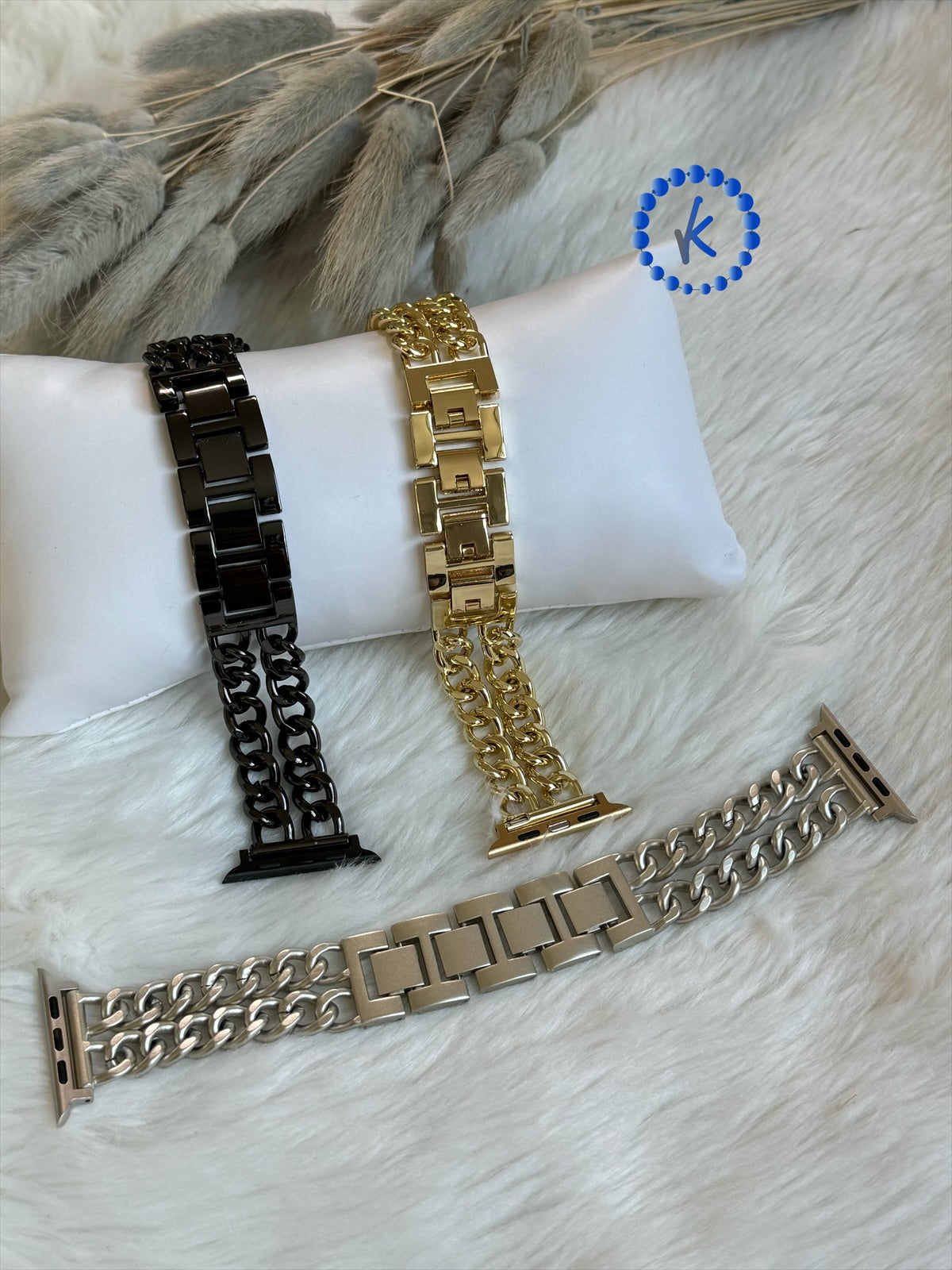 Apple Watch Band with Curve Chain