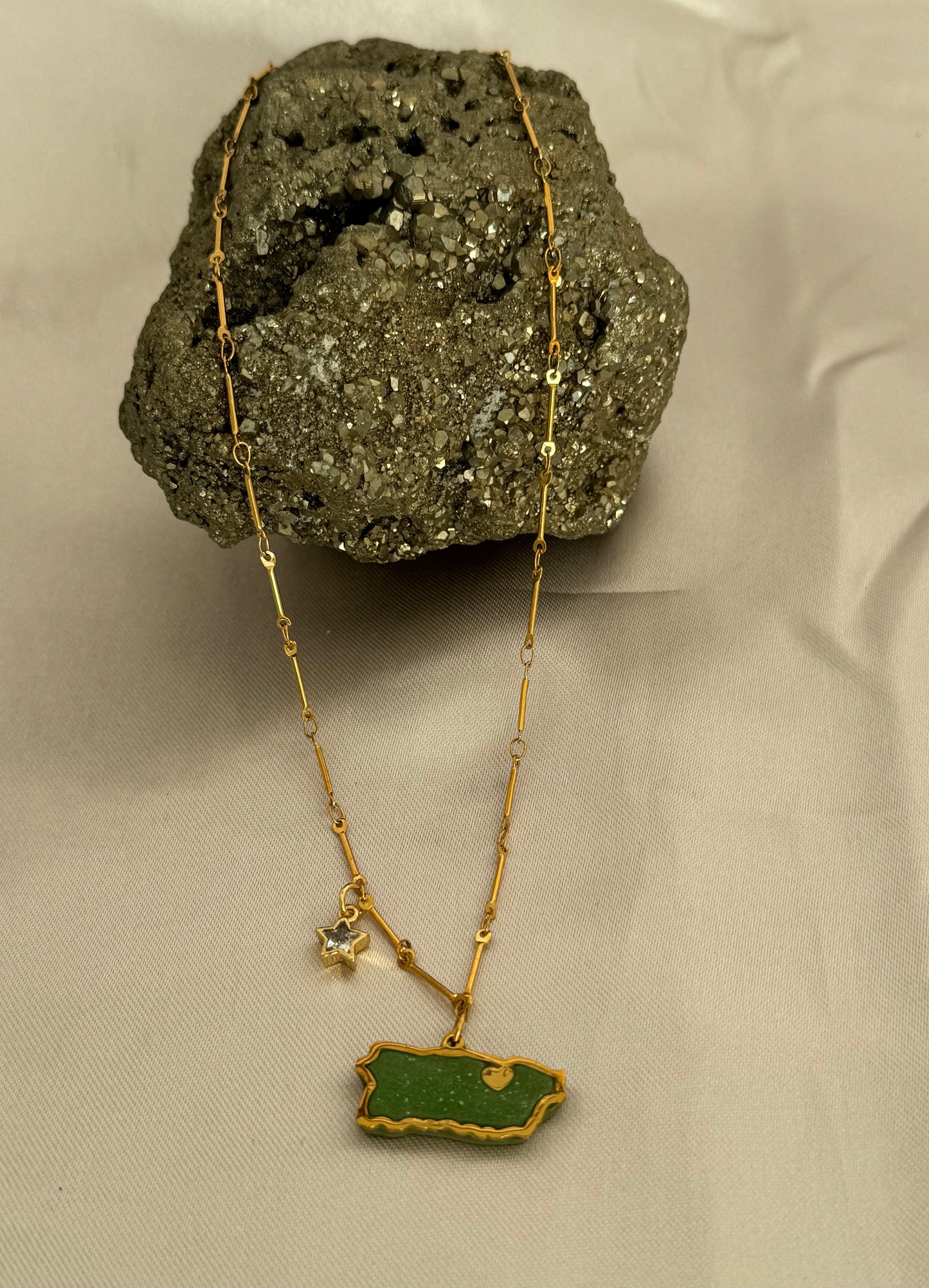 Amazing map necklace