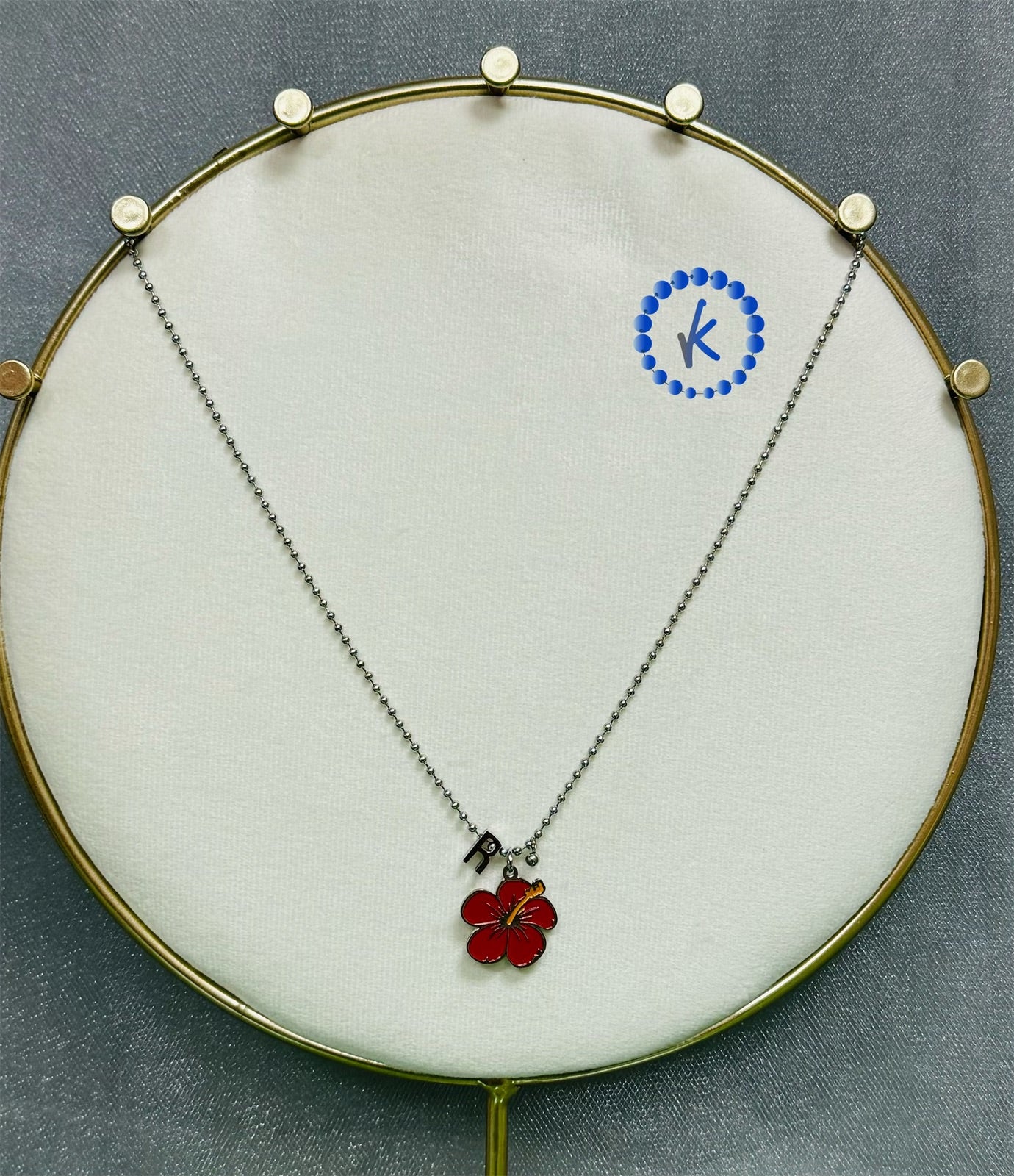 Beautiful Amapola Gold Stainless Steel Necklace