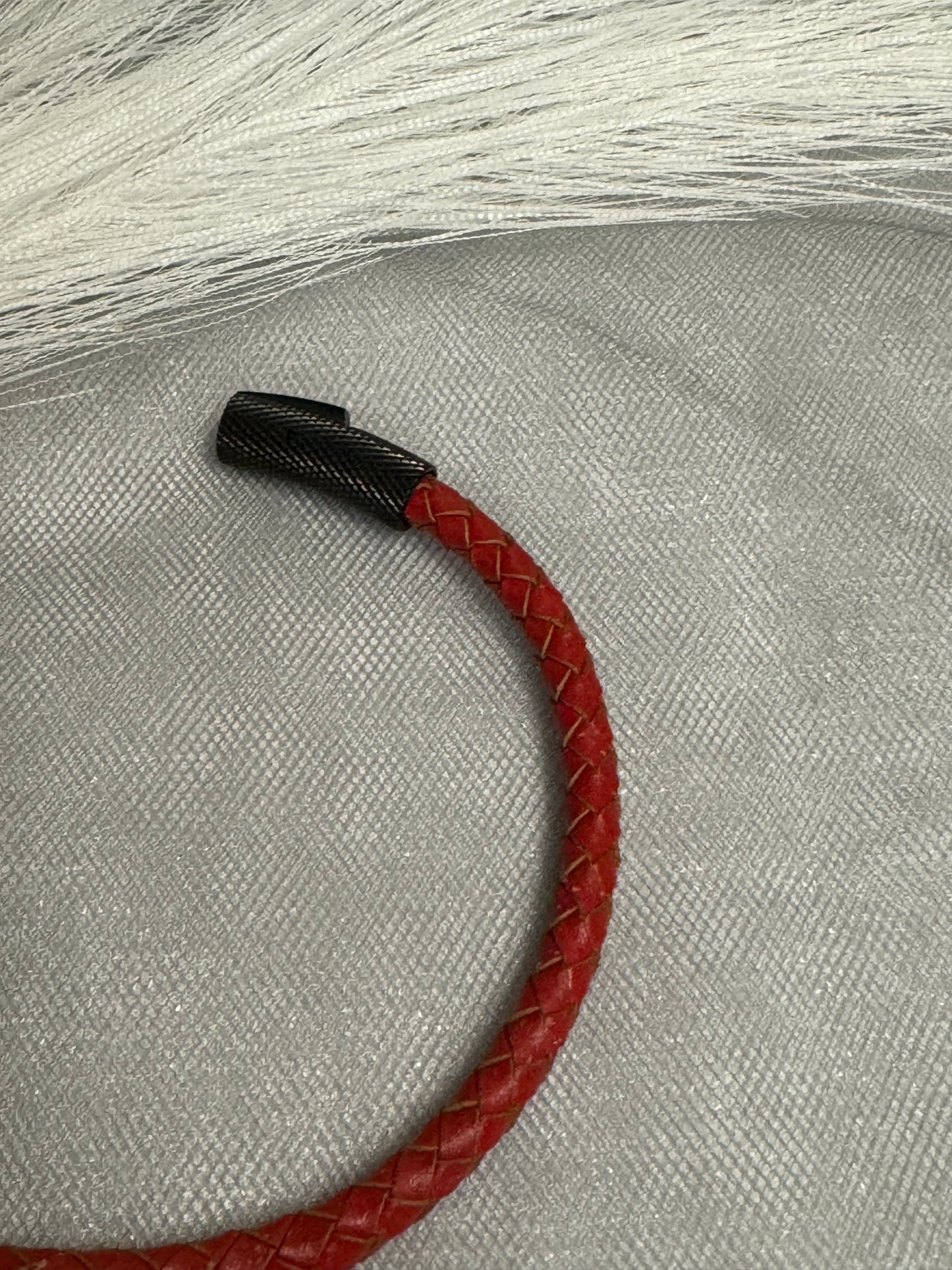 Magnetic Leather Bracelet