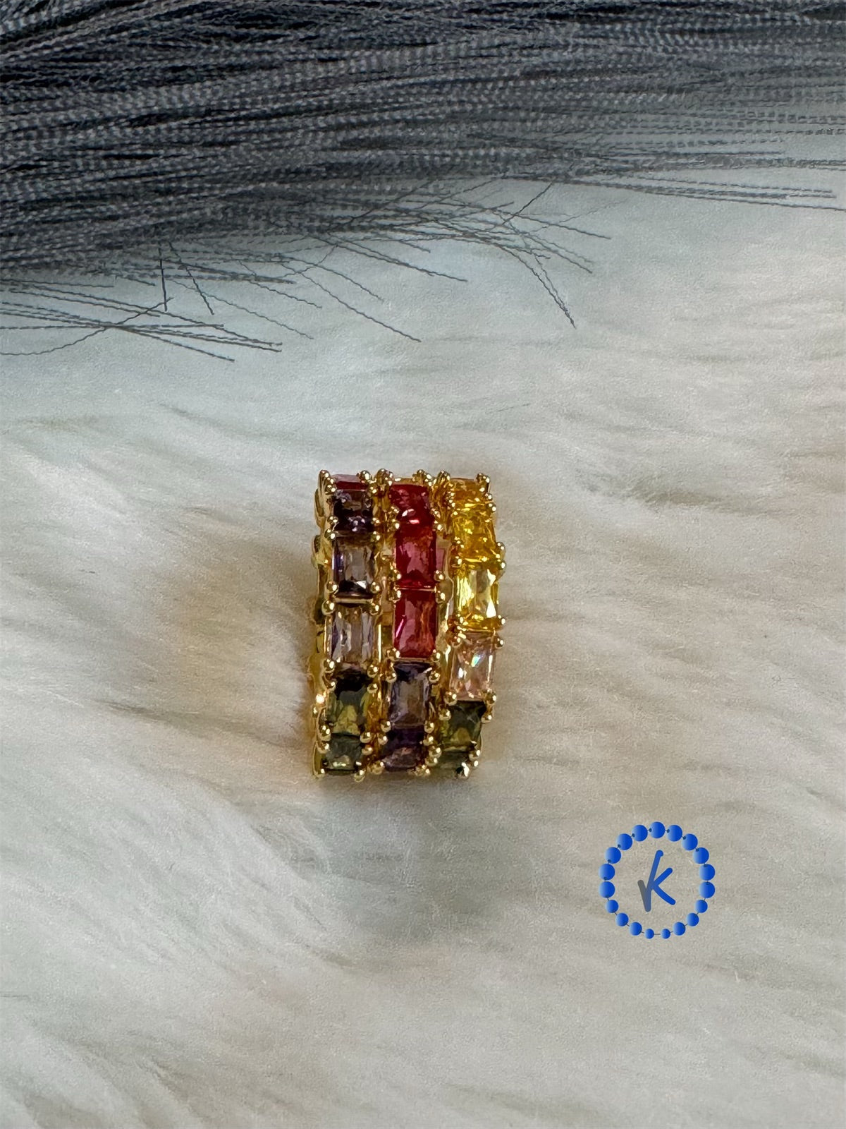 Multicolor Zirconia Rings