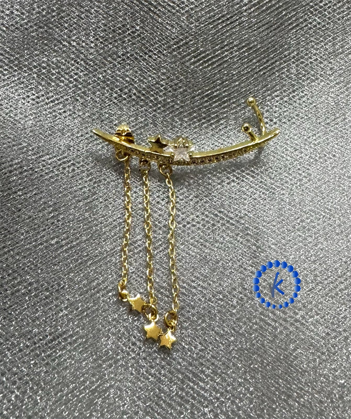 Elegant 3 Row Chain Earrings