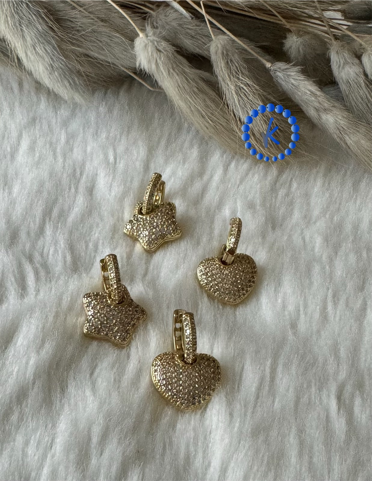 Beautiful and Shiny Hoop Earrings