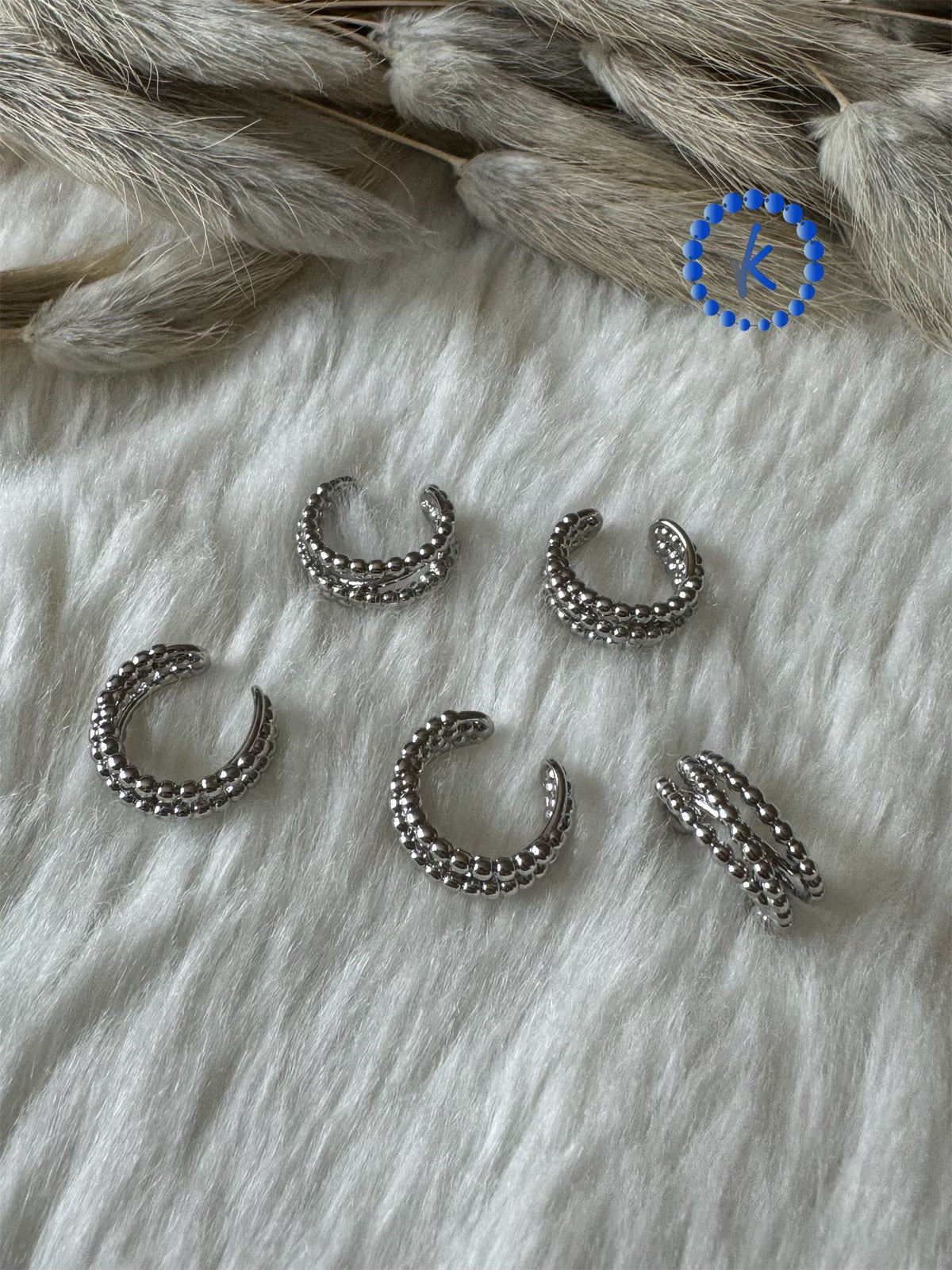 Beautiful 3 Row Ear Cuff