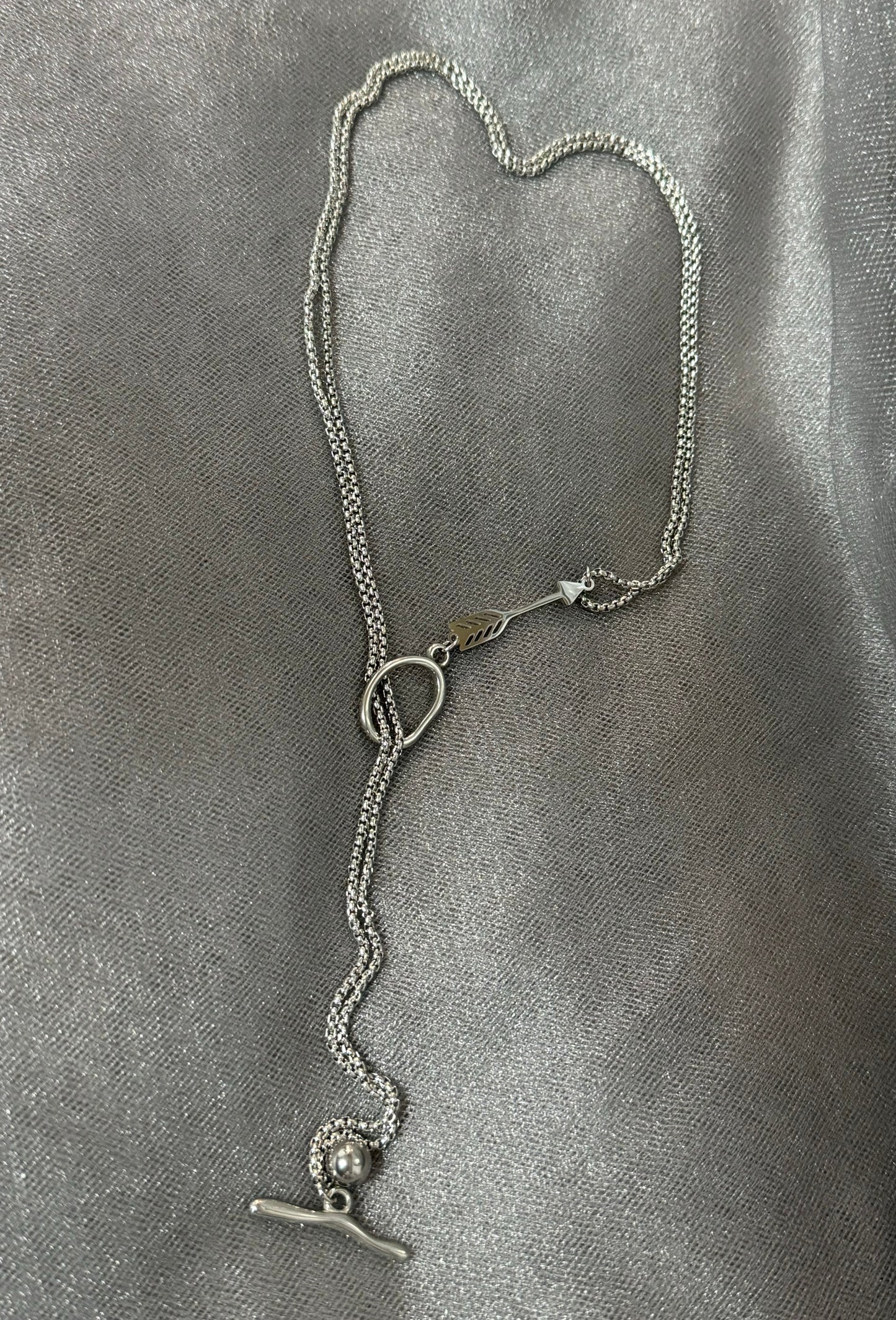 Lariat Arrow Necklace