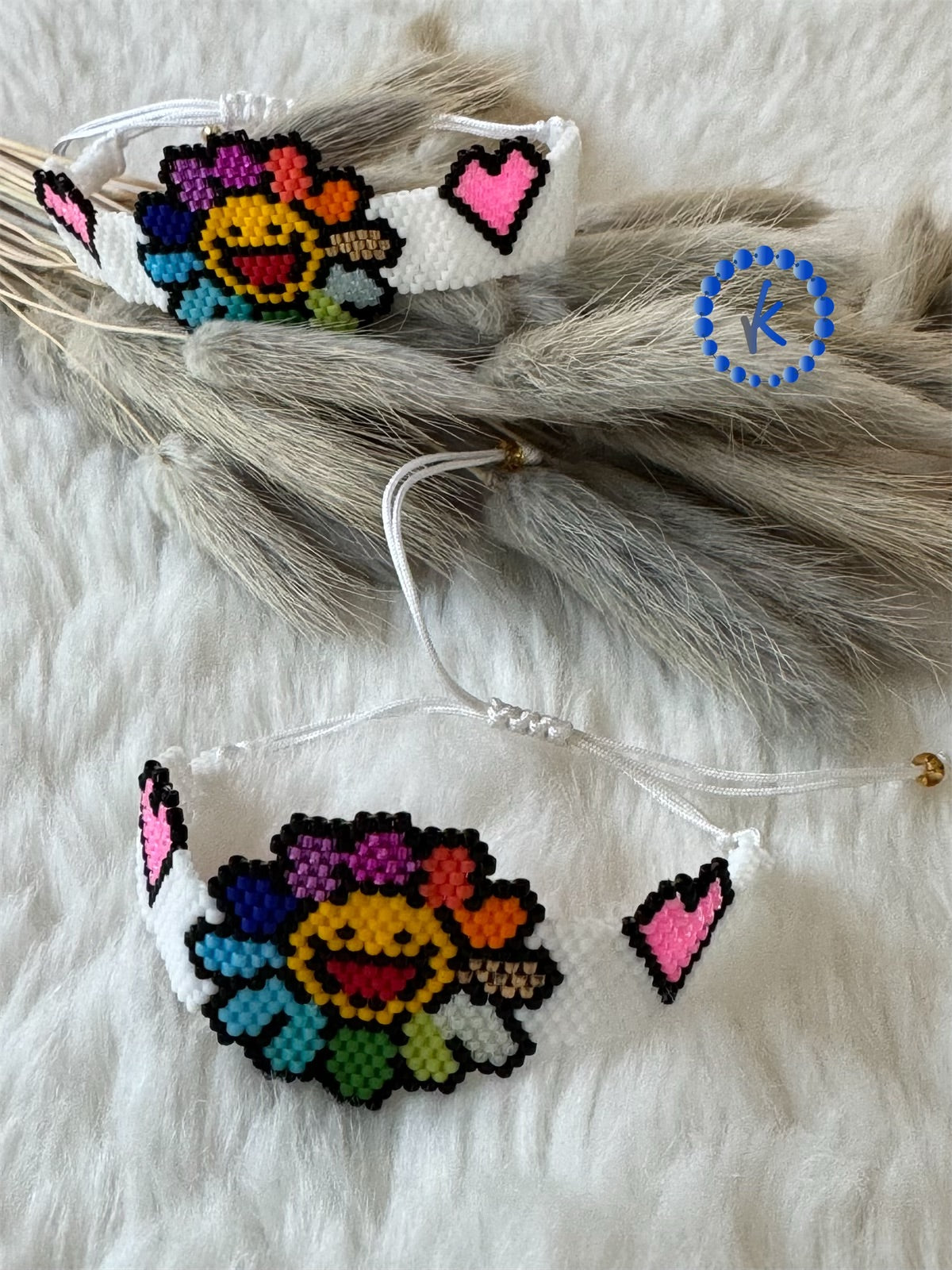 Beautiful Sun Seed Bead Bracelet