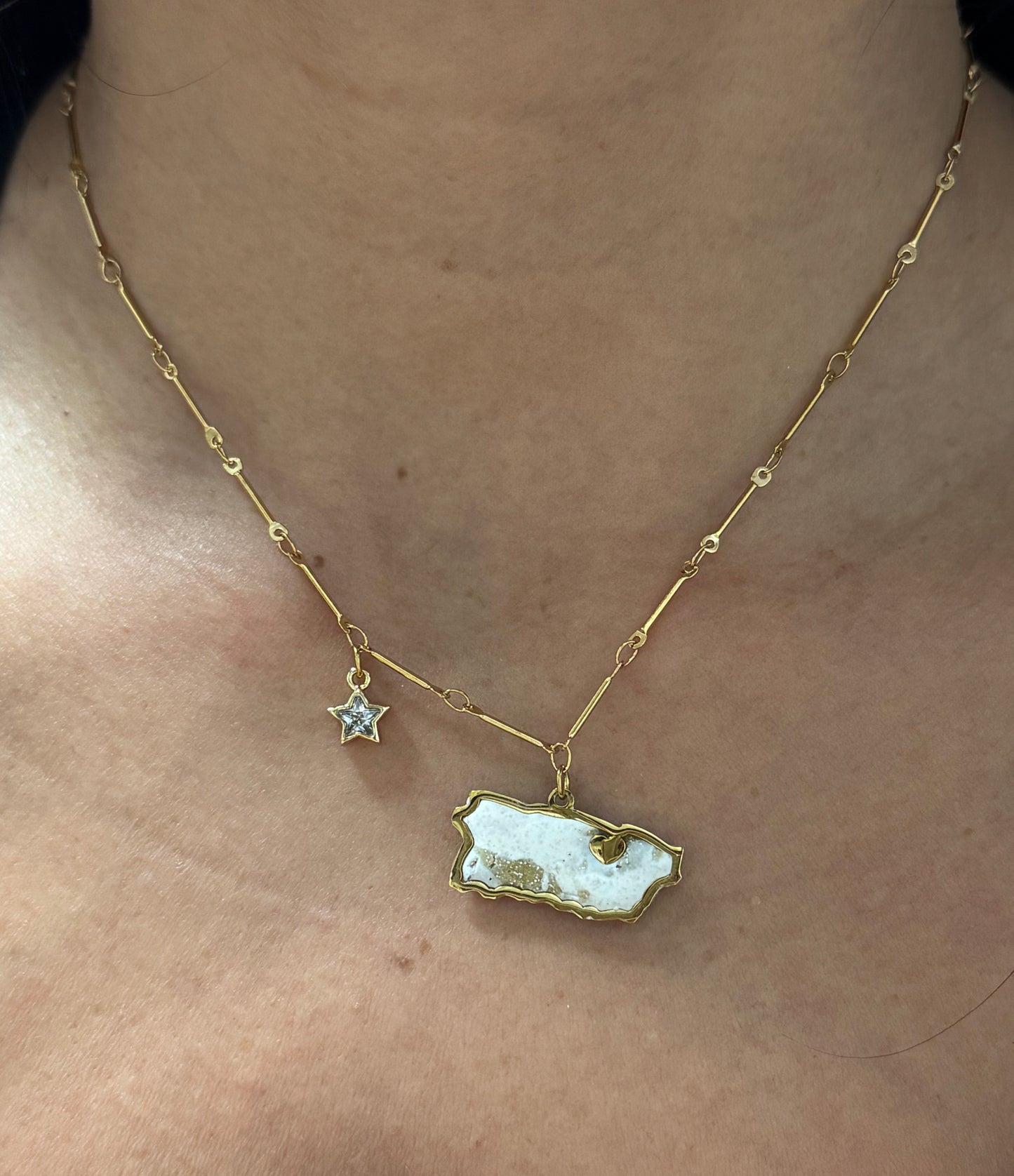 Amazing map necklace