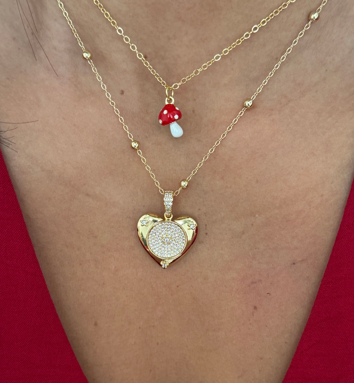 Chic Mushroom Necklace