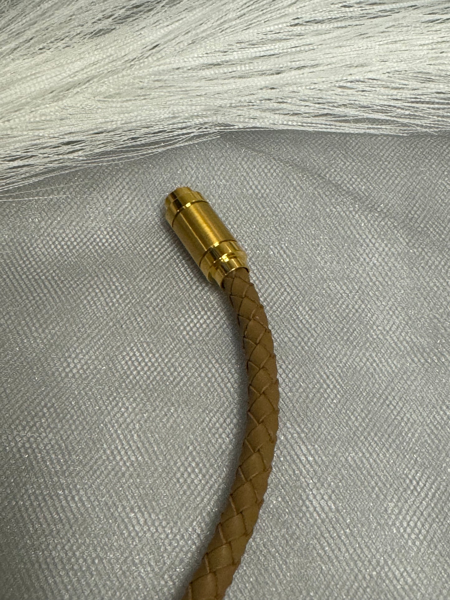 Magnetic Leather Bracelet