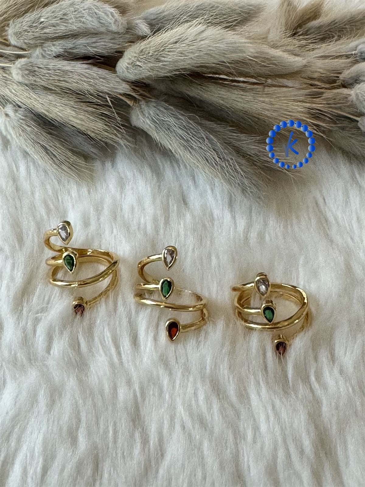 Elegant Tear Drop Ring