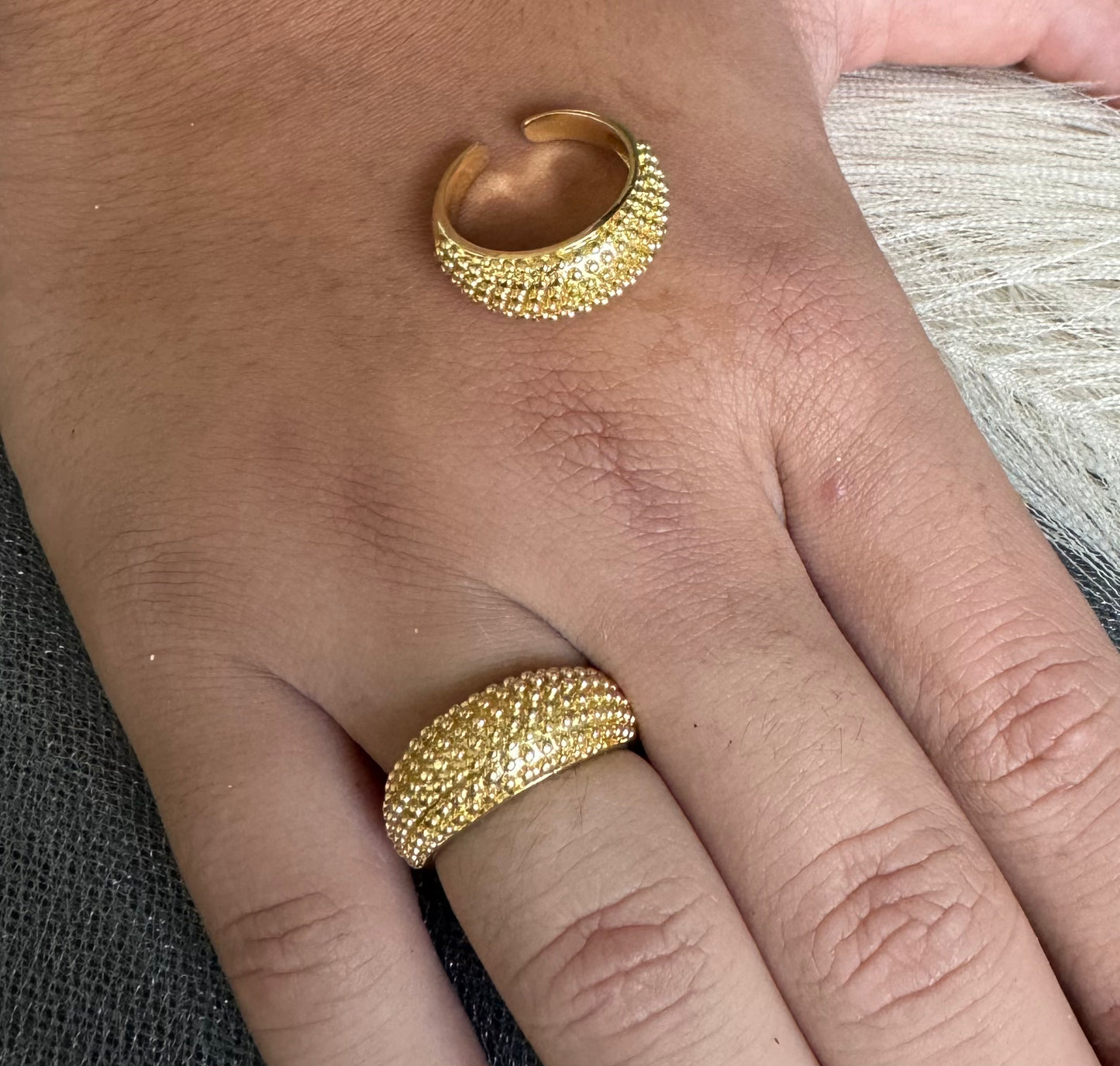 Beautiful Gold Dots Ring