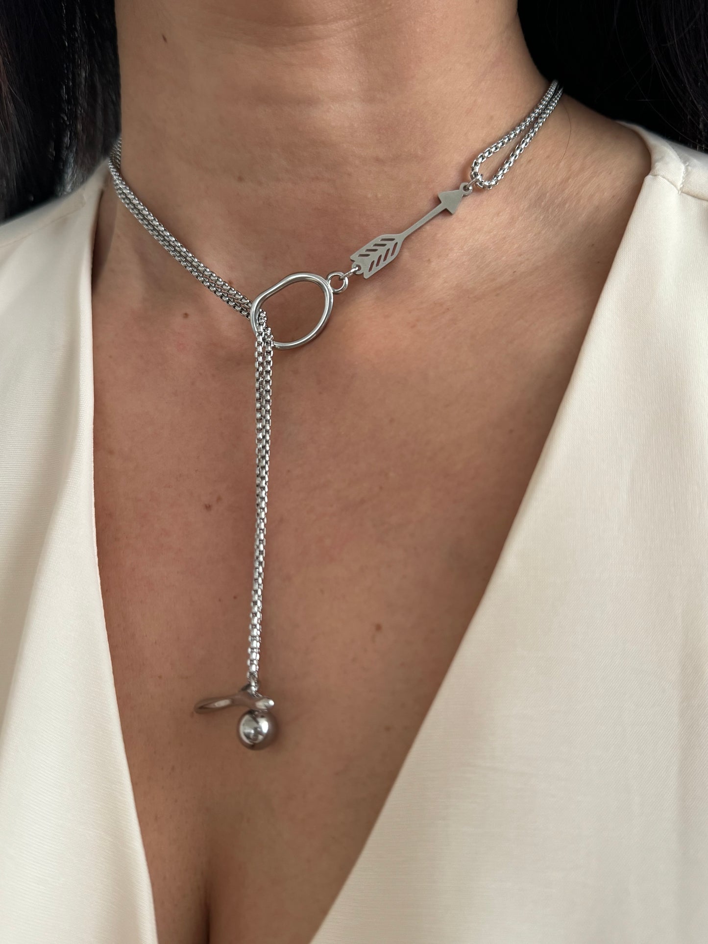 Lariat Arrow Necklace