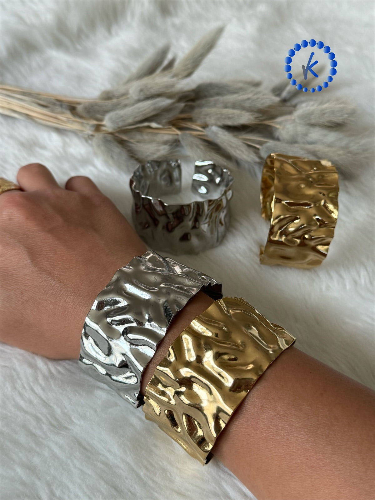 Beautiful Stainless Steel Hammer Bangle