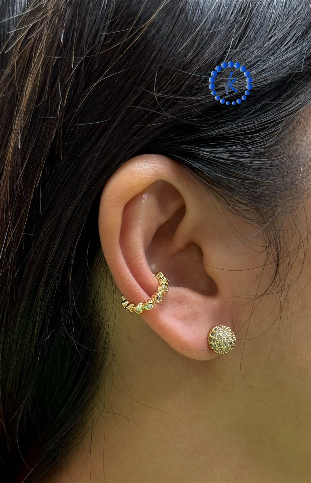 Brilliant Zirconia Ear Cuff