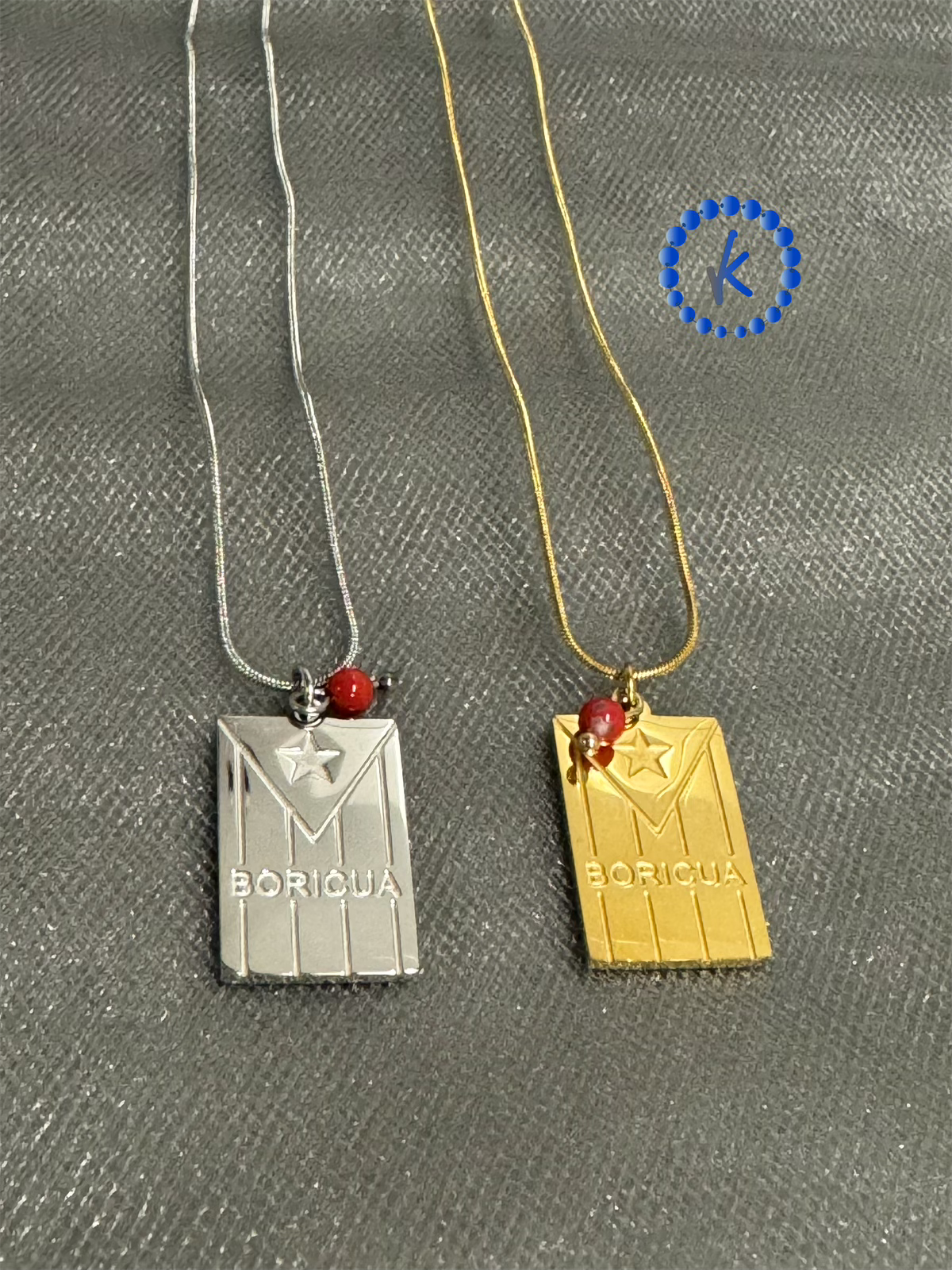 Stainless Steel Flag PR Necklace