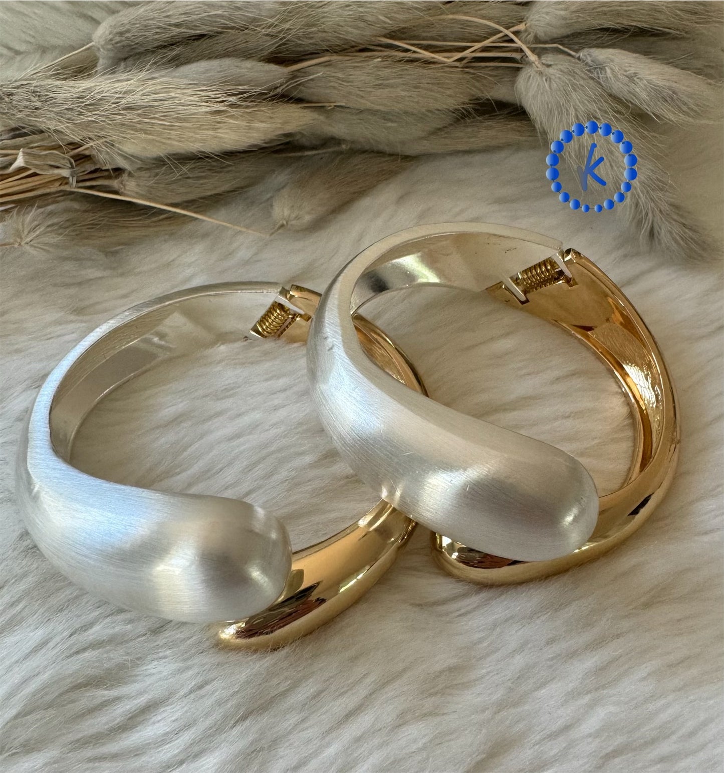 Attractive 2 Tone Bangle